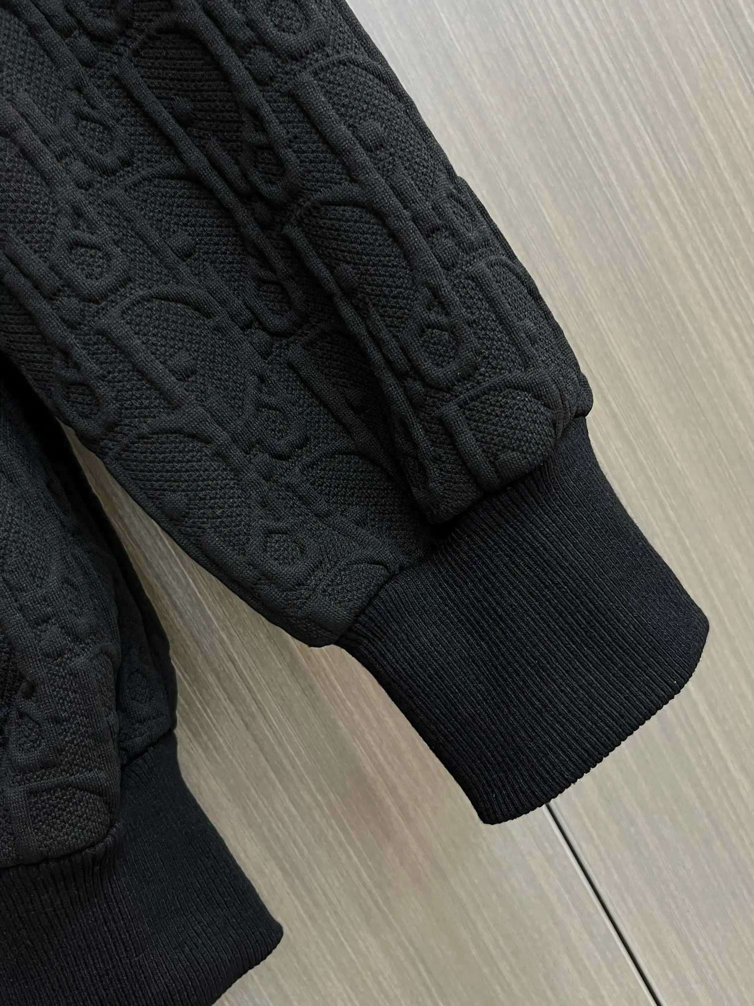 Oblique Jacquard Zip-Up Hooded Jacket D34014320 — view 9