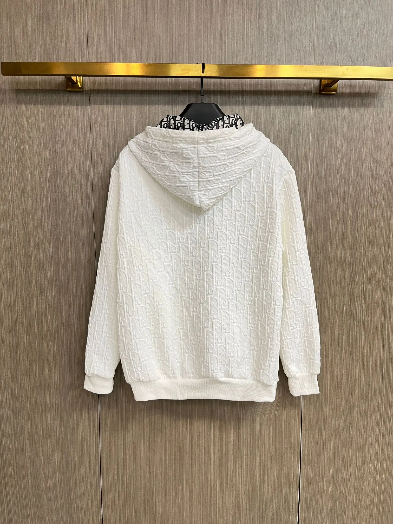 Oblique Jacquard Zip-Up Hoodie D34014321 — view 2