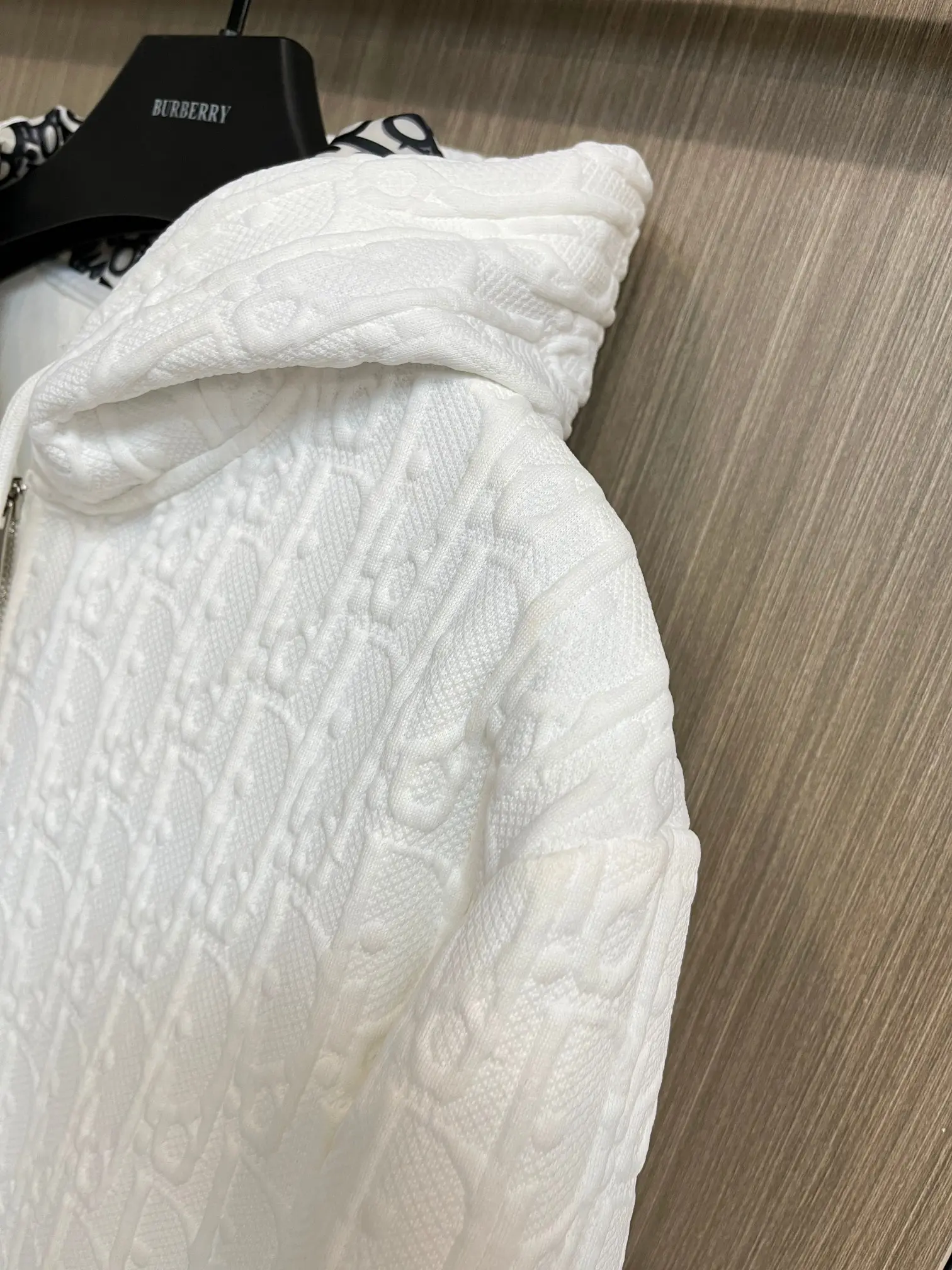 Oblique Jacquard Zip-Up Hoodie D34014321 — view 4