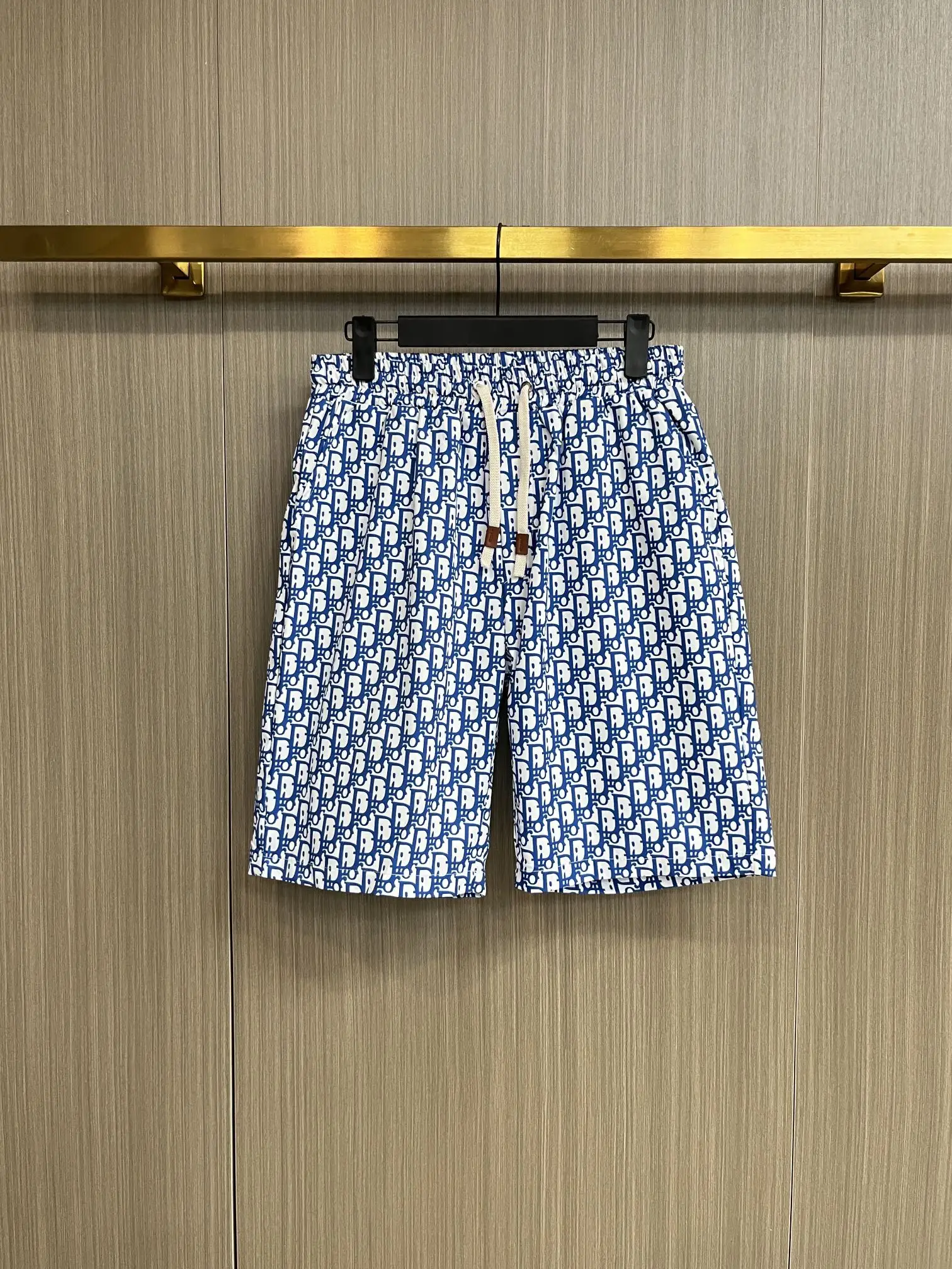 Oblique Print Hooded Jacket and Shorts Set D34014558 — view 3