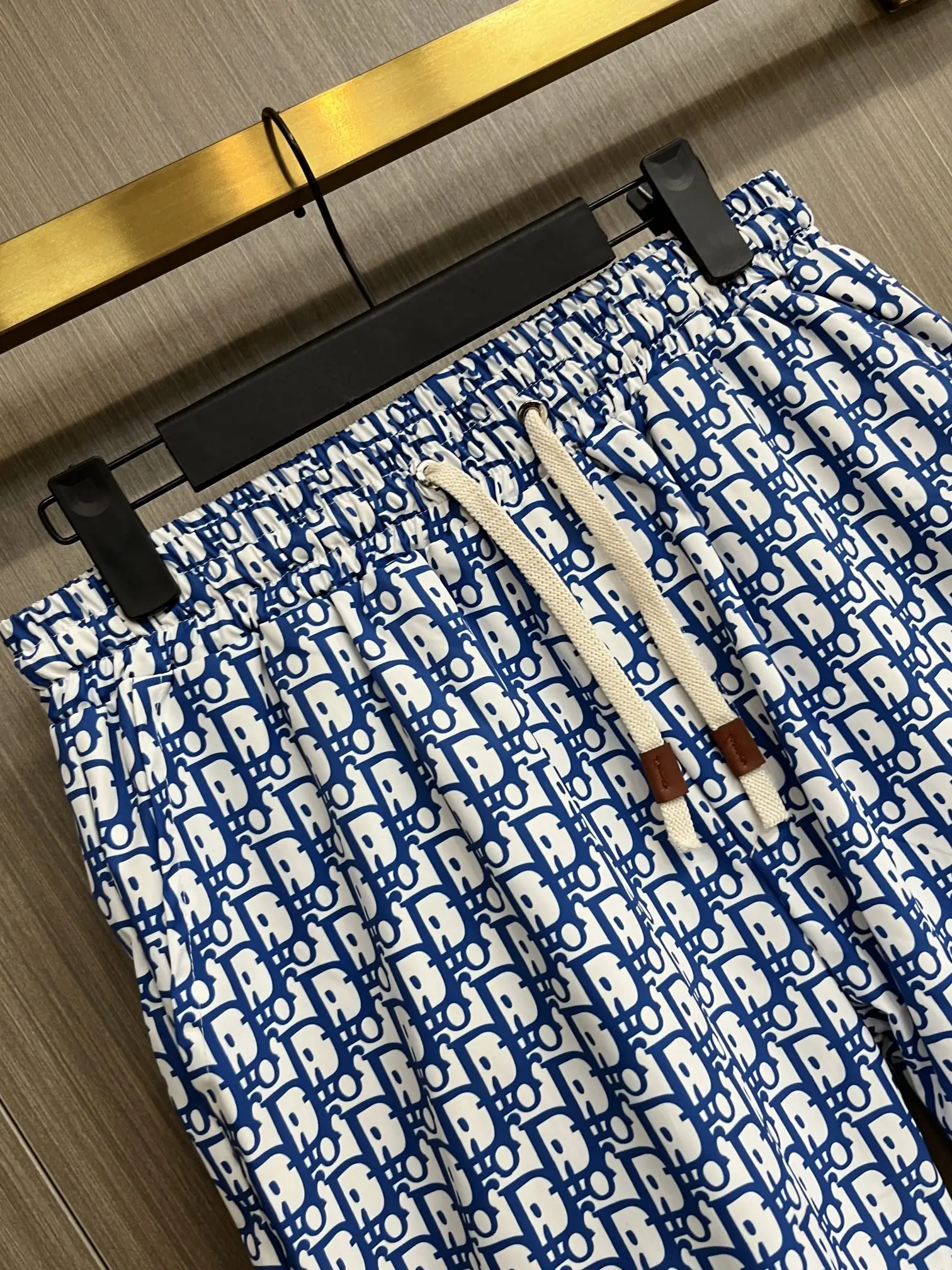 Oblique Print Hooded Jacket and Shorts Set D34014558 — view 5