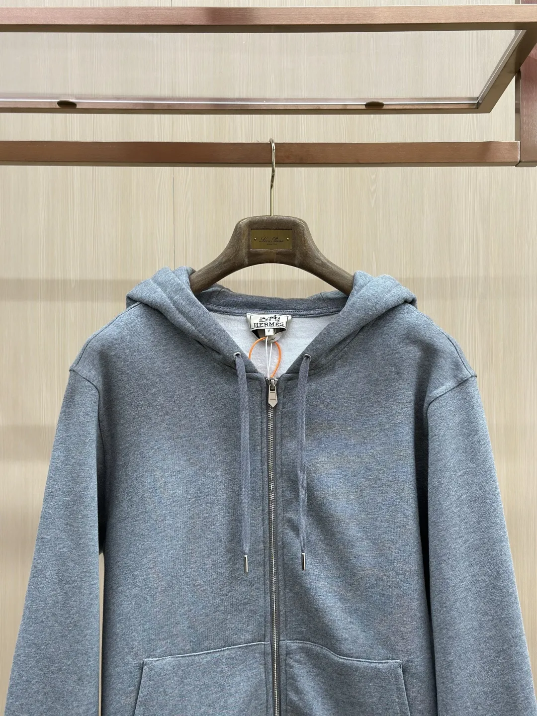 Equestrian Patch Zip-Up Hoodie D34019272 — view 4