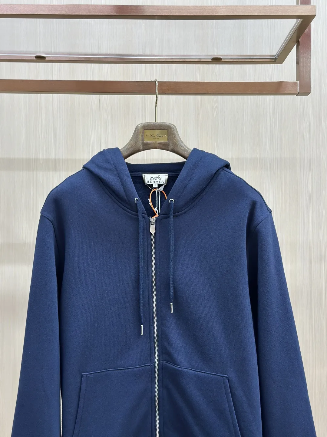 Embroidered Patch Zip-Up Hoodie D34019273 — view 4