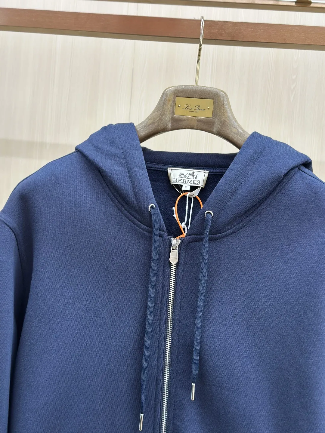 Embroidered Patch Zip-Up Hoodie D34019273 — view 5