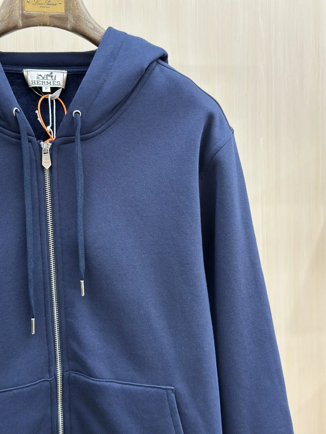 Embroidered Patch Zip-Up Hoodie D34019273 — view 7