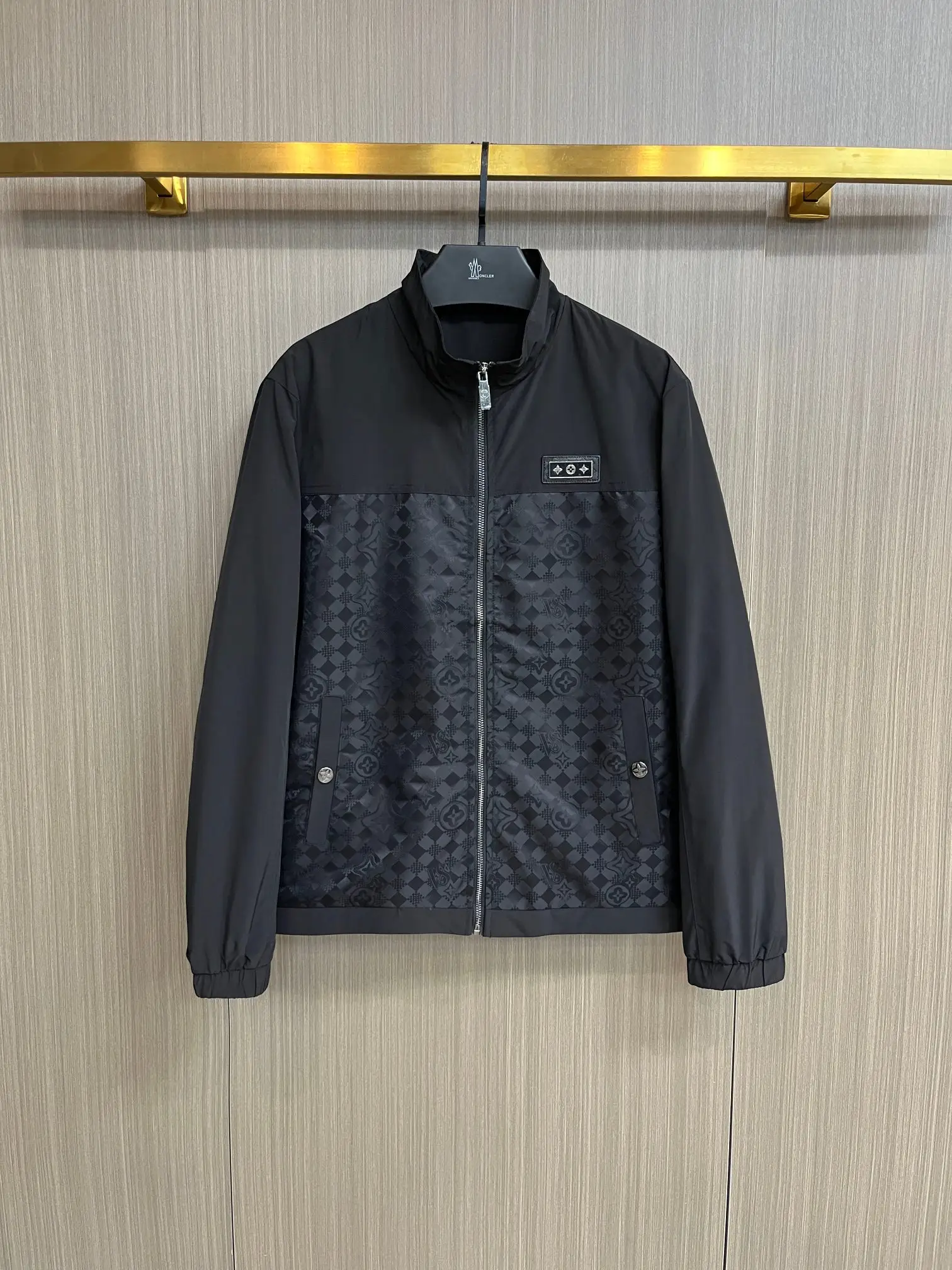 Monogram Panel Zip-Up Jacket D34014325