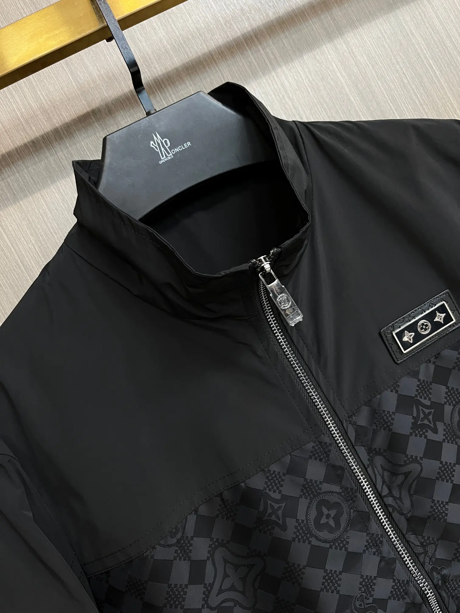 Monogram Panel Zip-Up Jacket D34014325 — view 3
