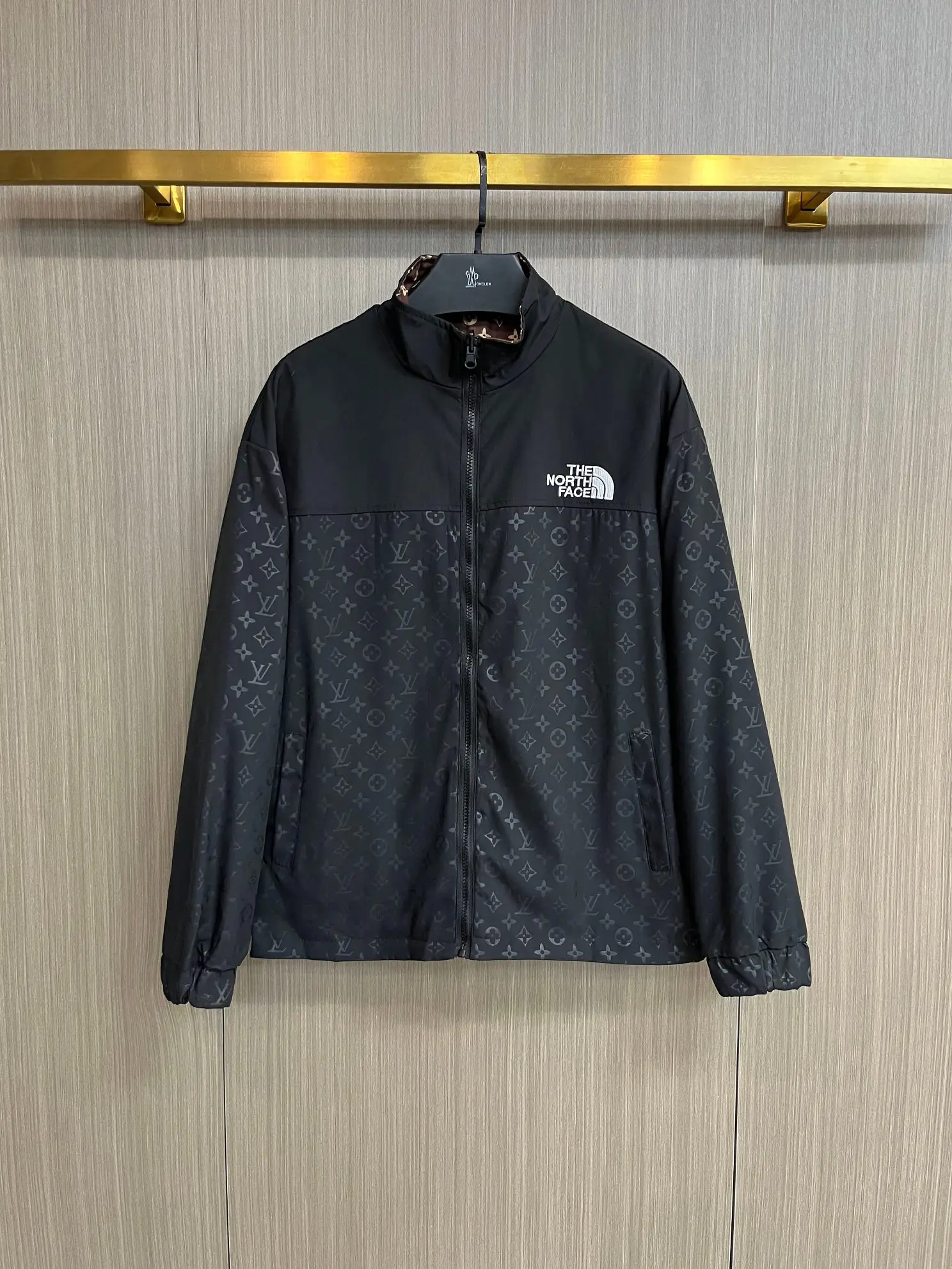 Monogram Pattern Zip-Up Windbreaker Jacket D34014328