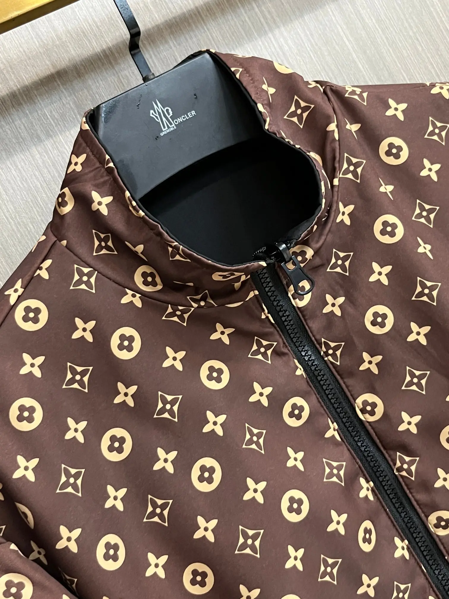 Monogram Pattern Zip-Up Windbreaker Jacket D34014328 — view 8