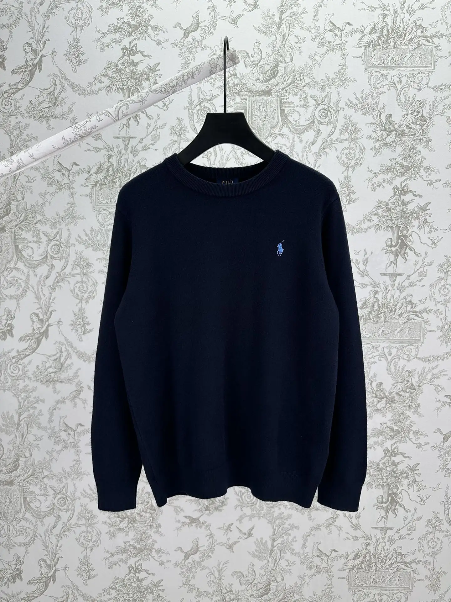 Textured Cotton Crew-Neck Sweater D34013991