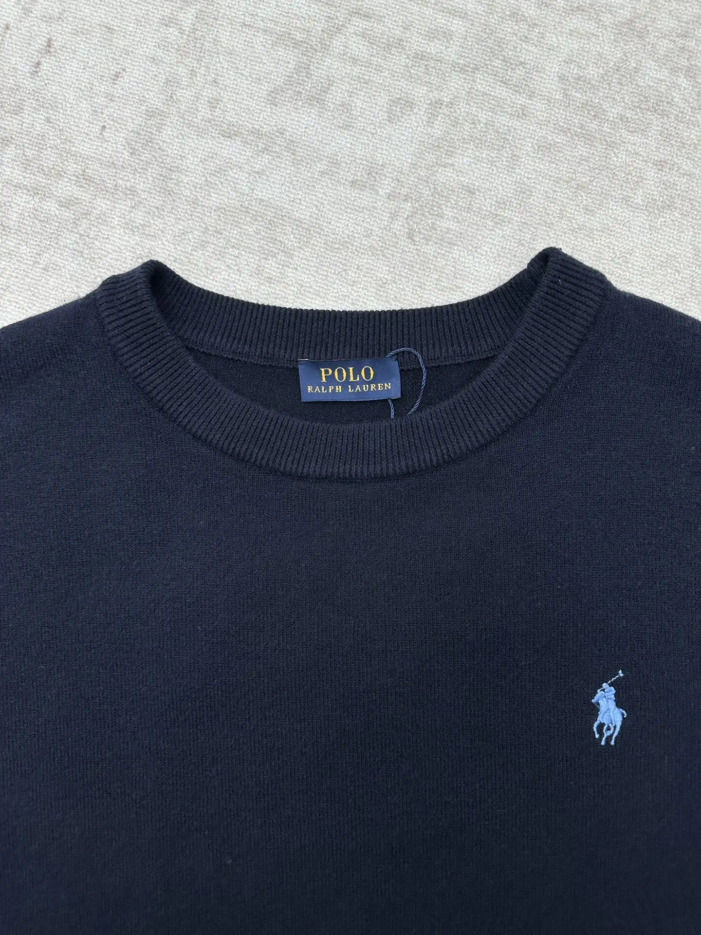 Textured Cotton Crew-Neck Sweater D34013991 — view 3