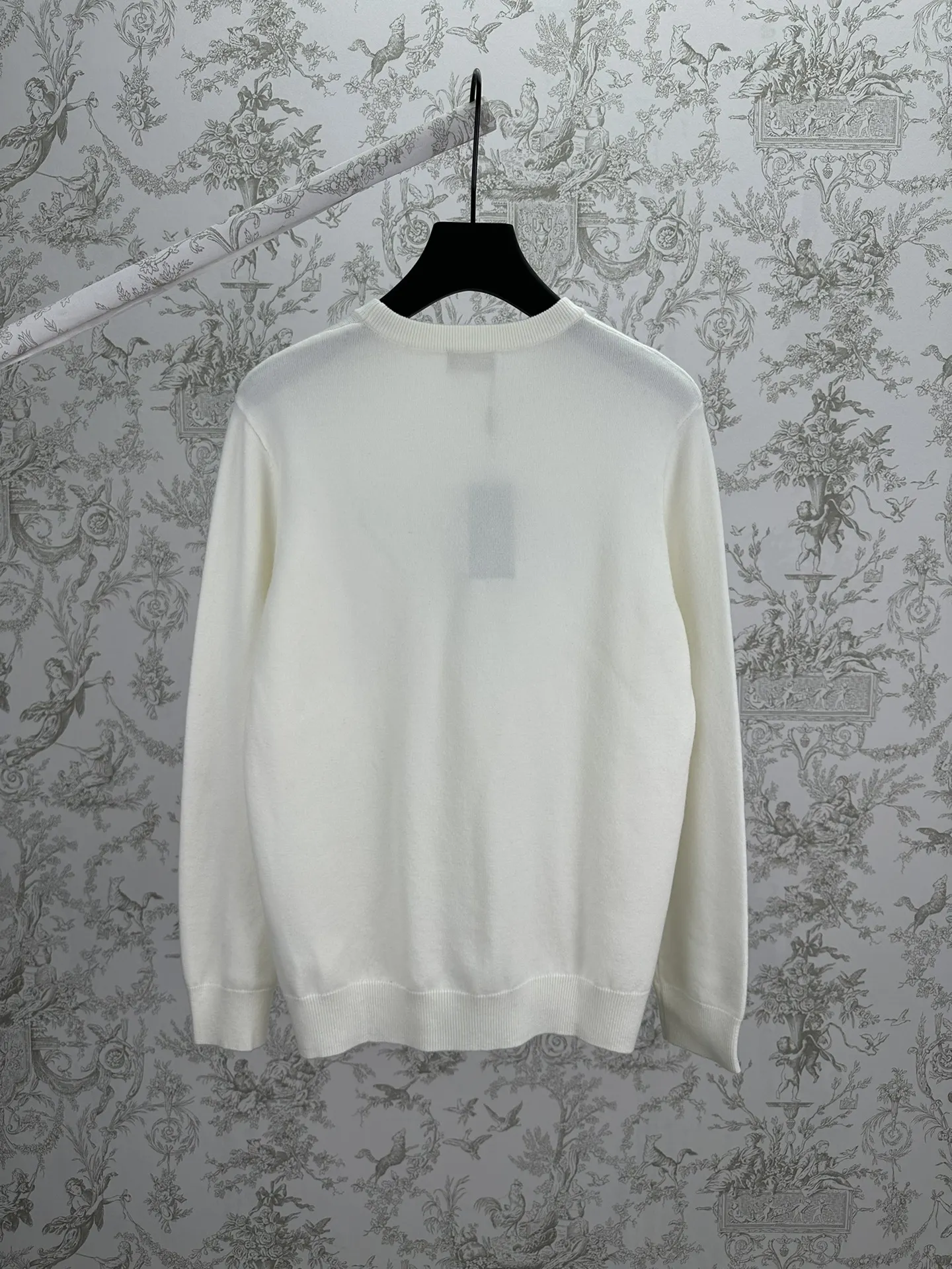 Embroidered Cotton Crew-Neck Sweater D34013996 — view 2