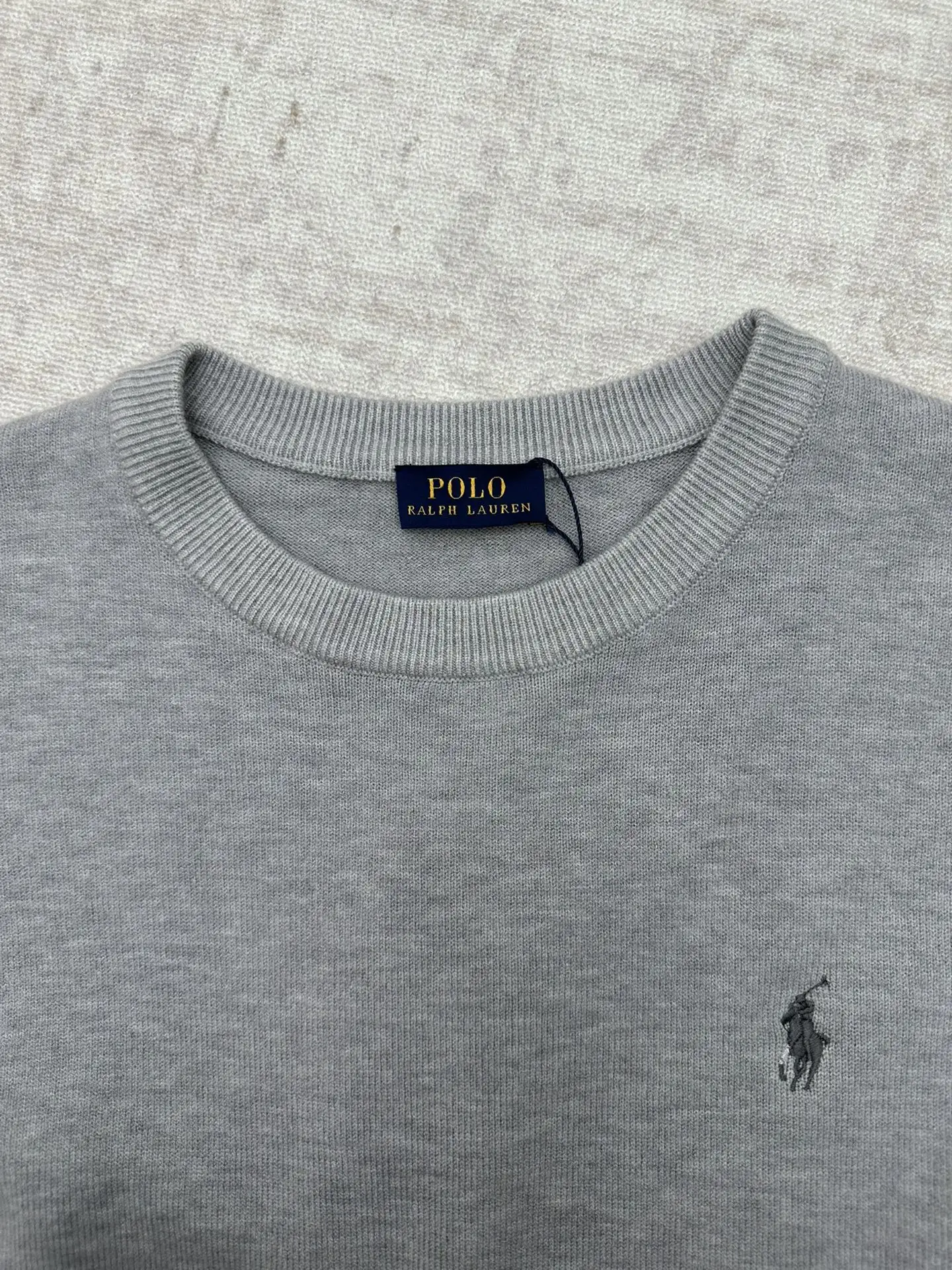 Textured Cotton Crew-Neck Sweater D34013994 — view 3