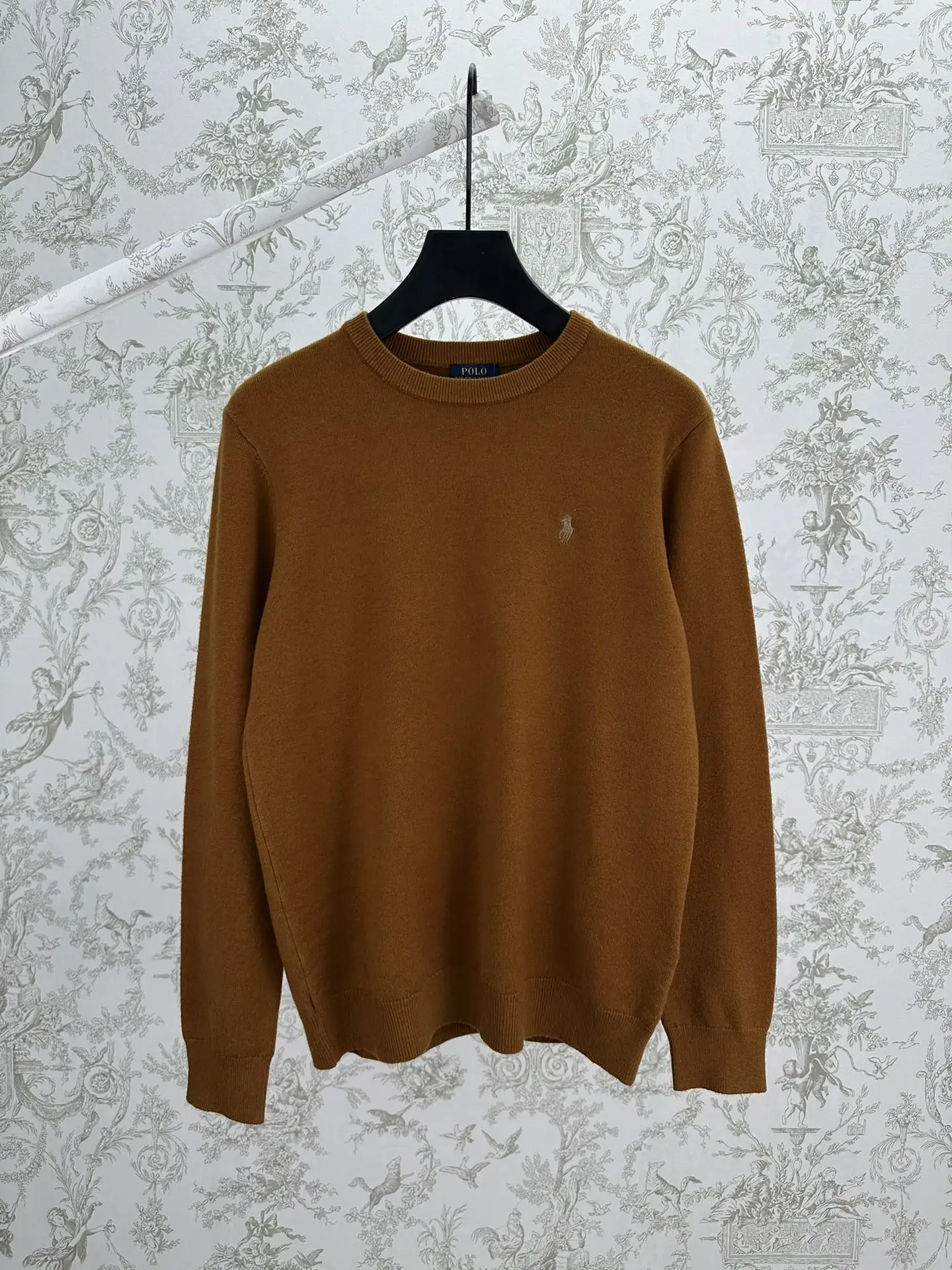 Textured Cotton Crew-Neck Sweater D34013993