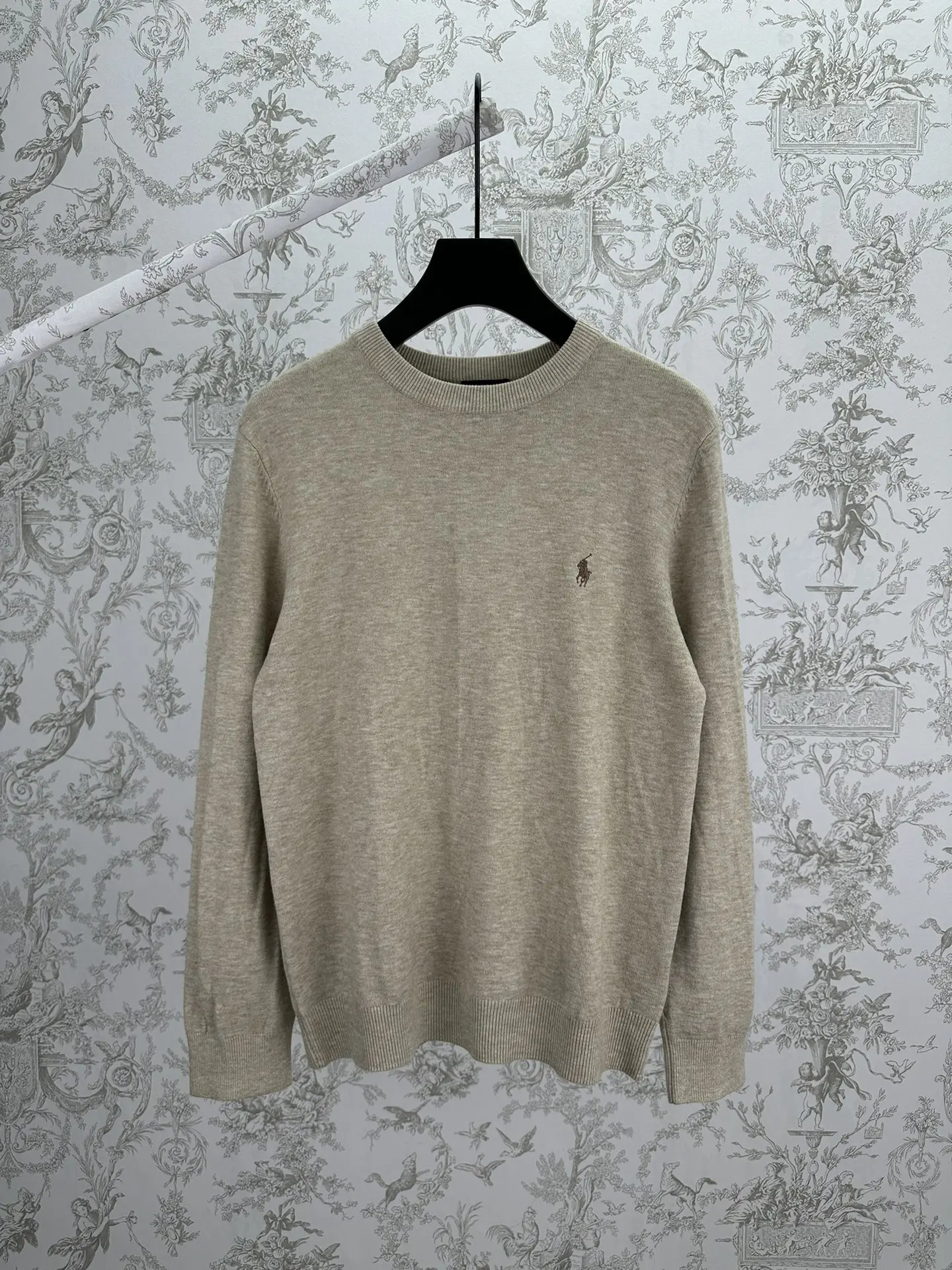 Logo-Embroidered Textured Cotton Sweater D34013995