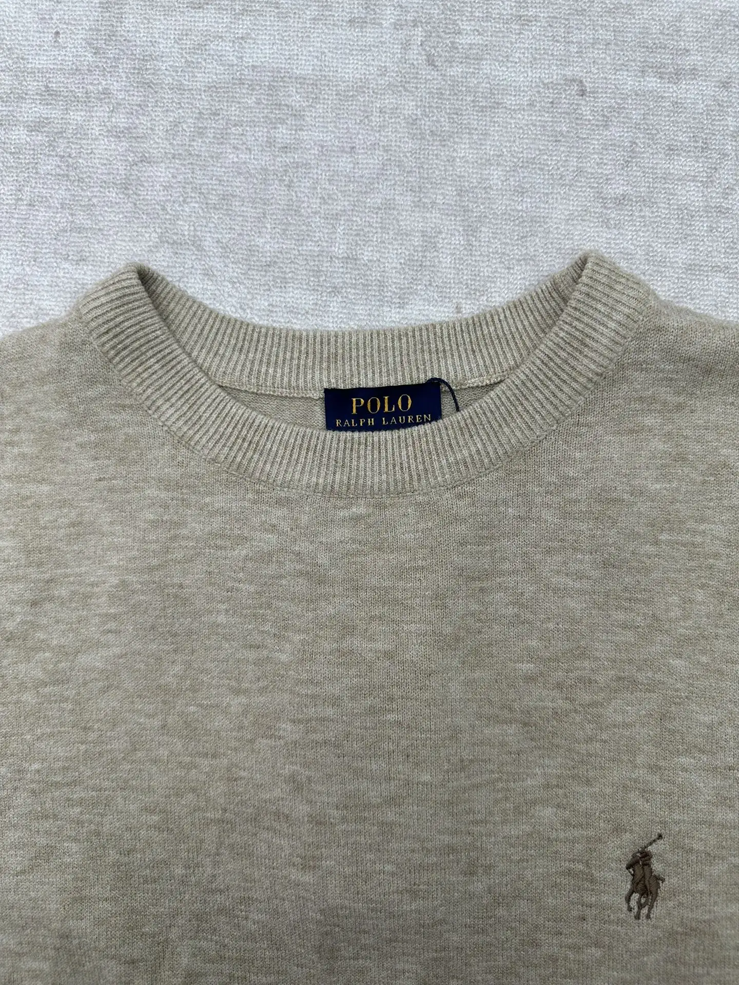 Logo-Embroidered Textured Cotton Sweater D34013995 — view 3