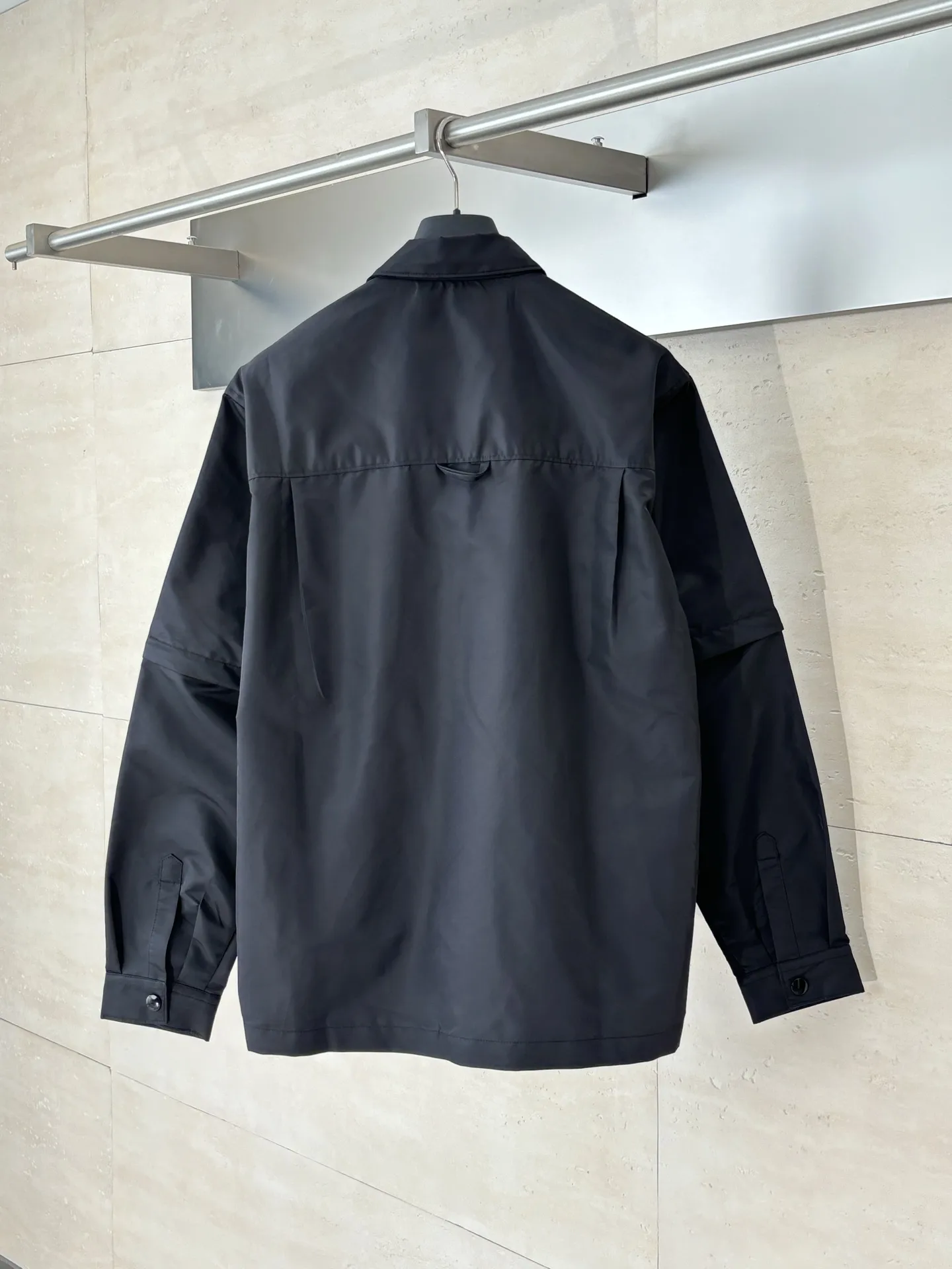 Convertible Nylon Gabardine Overshirt D34014449 — view 2