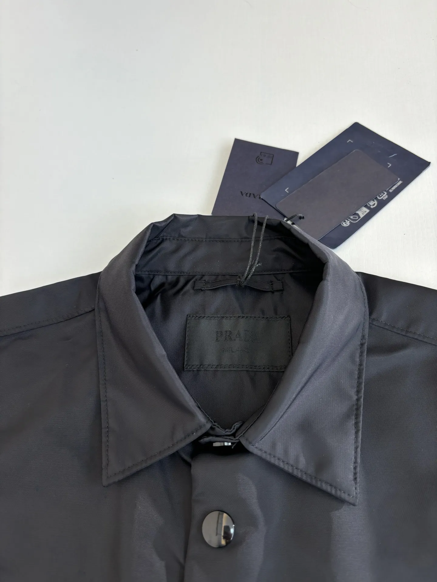 Convertible Nylon Gabardine Overshirt D34014449 — view 4