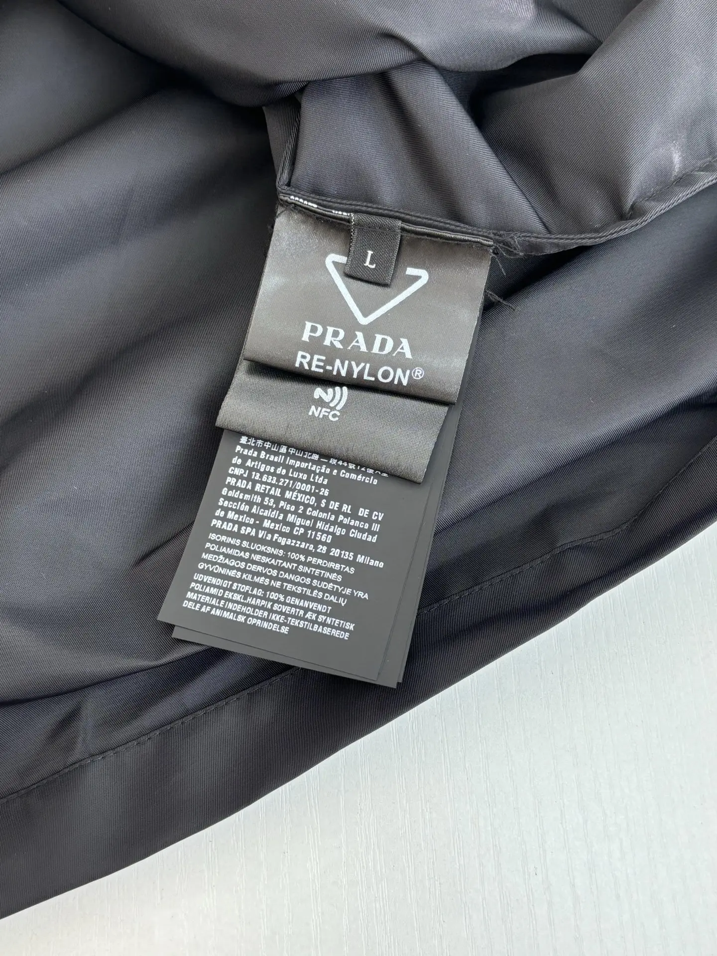 Convertible Nylon Gabardine Overshirt D34014449 — view 12