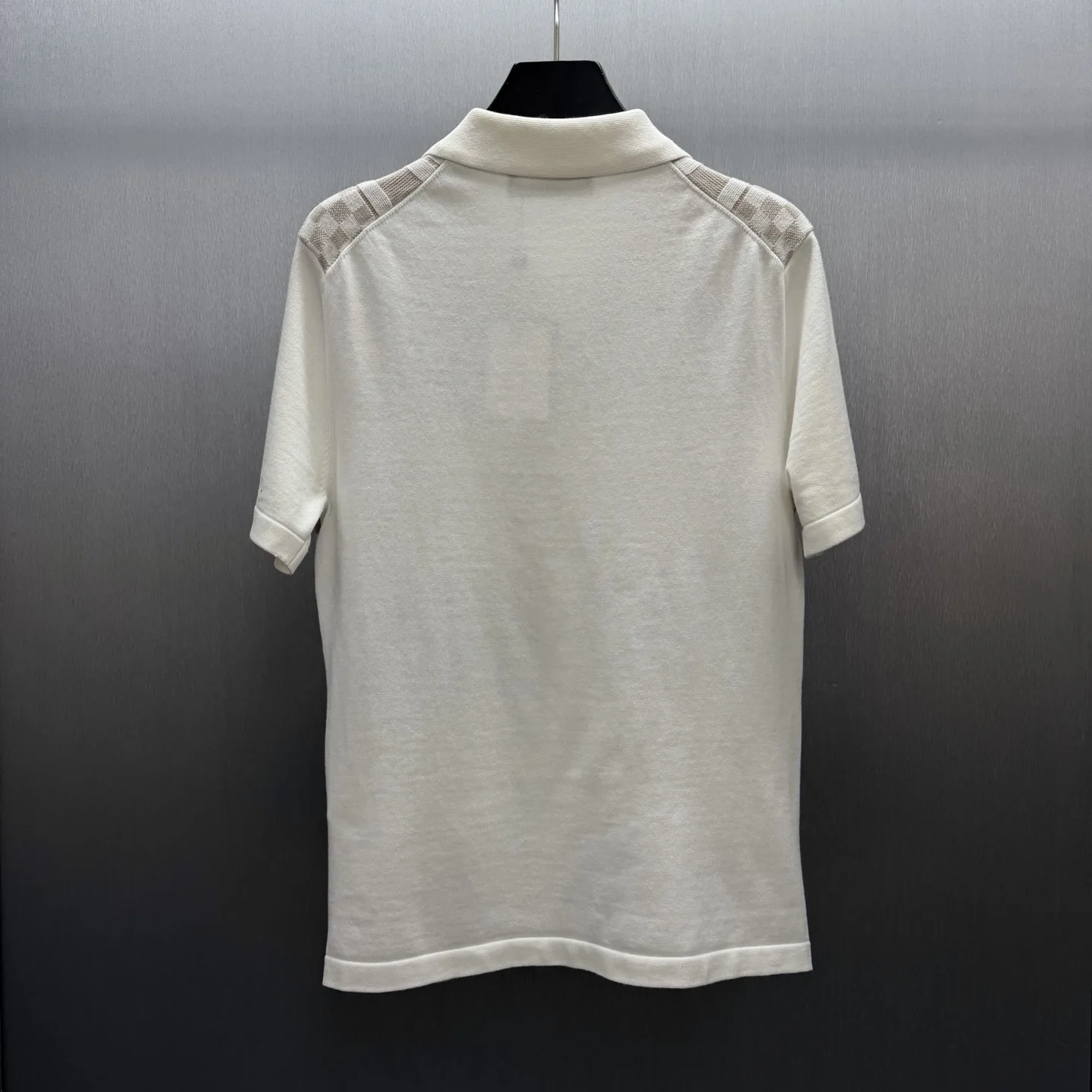 Damier Jacquard Knit Polo Shirt D34014171 — view 7