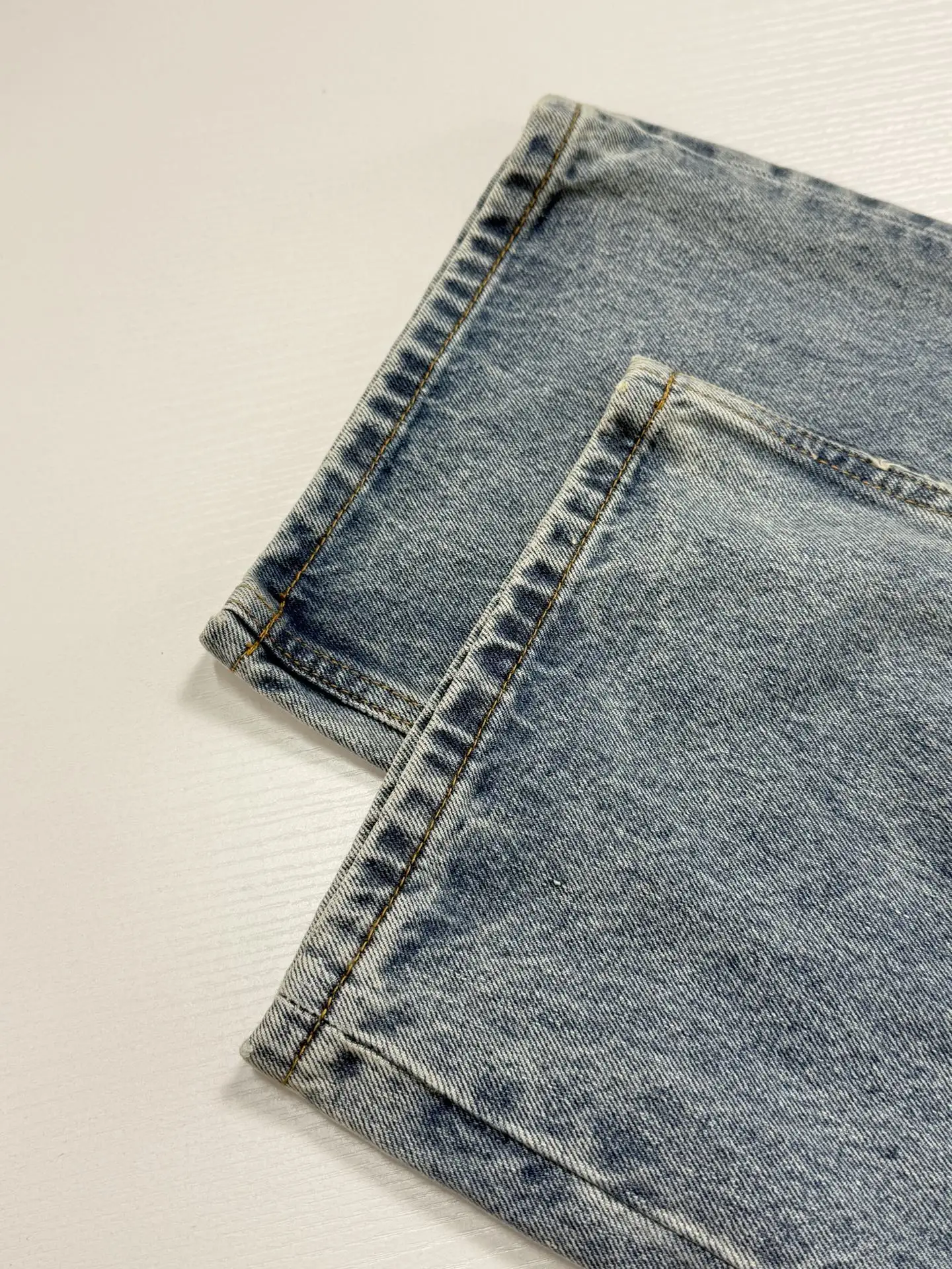 Embellished Straight-Leg Jeans with Logo Embroidery D34520727 — view 7