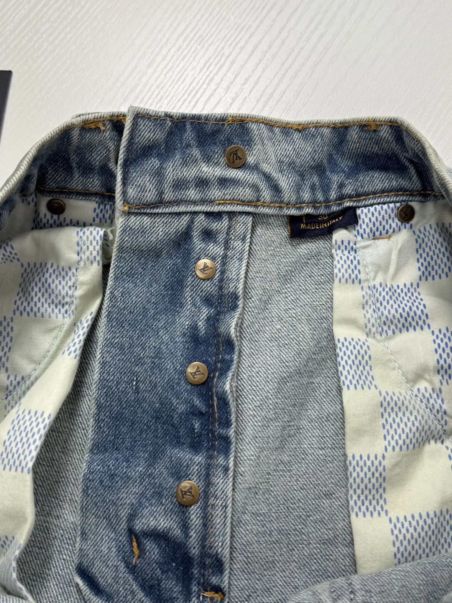 Embellished Straight-Leg Jeans with Logo Embroidery D34520727 — view 8