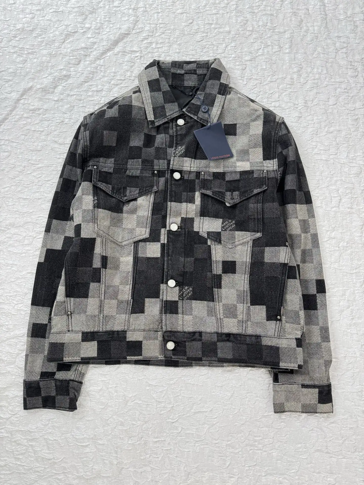 Damier Mosaic Jacquard Denim Jacket D34519193 — view 3