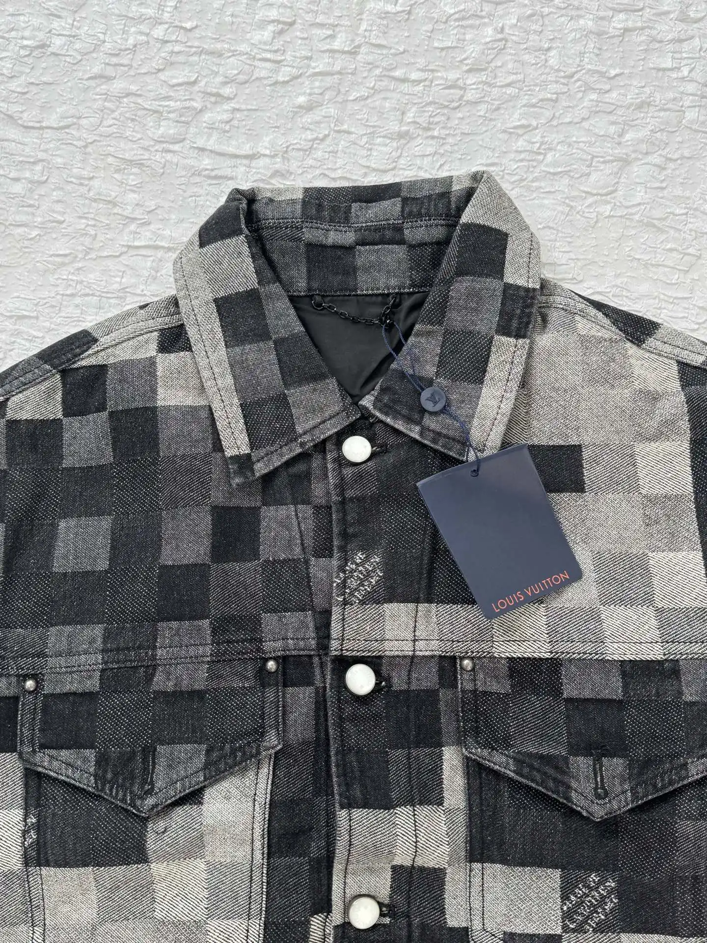Damier Mosaic Jacquard Denim Jacket D34519193 — view 5