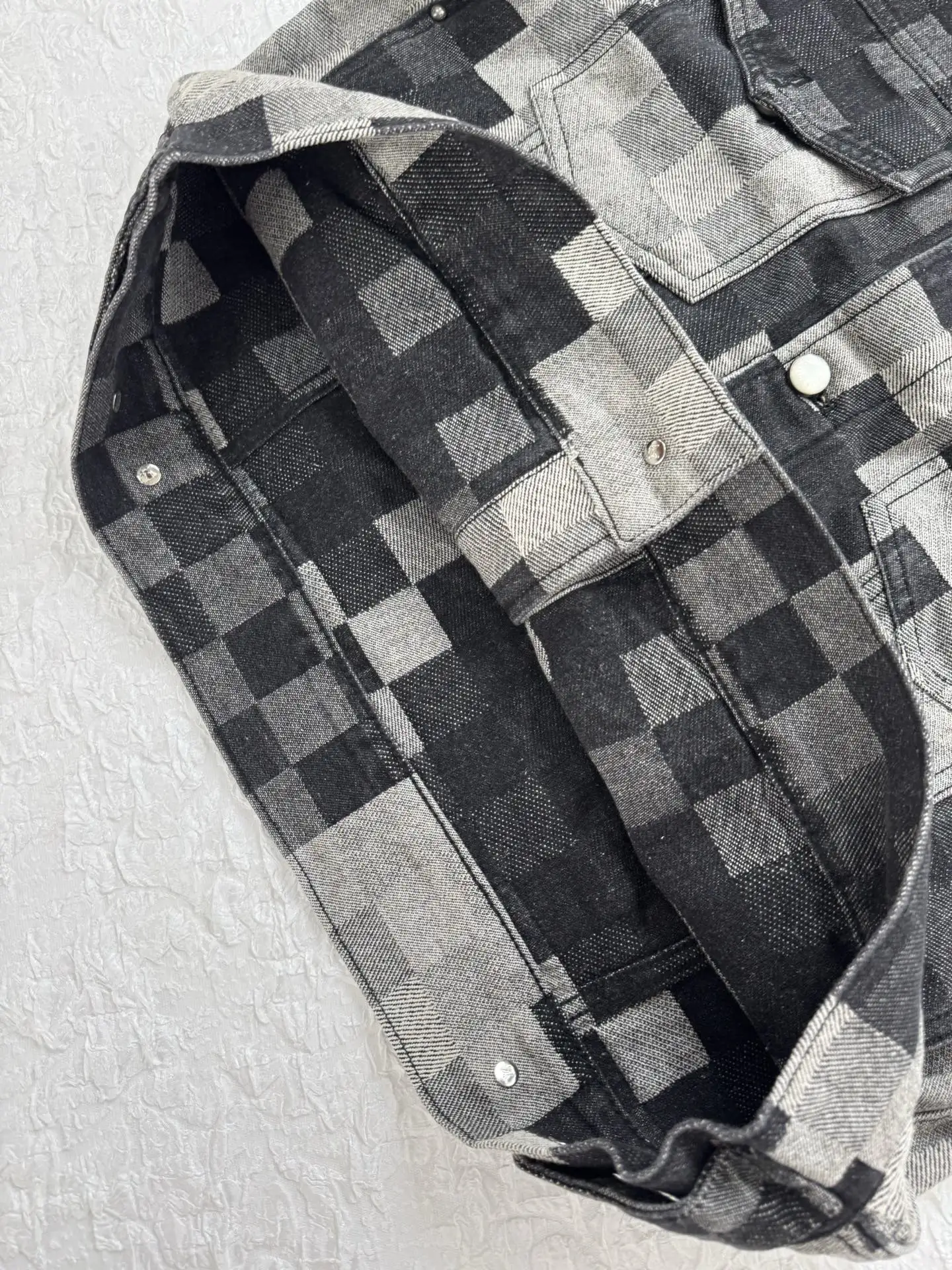 Damier Mosaic Jacquard Denim Jacket D34519193 — view 9