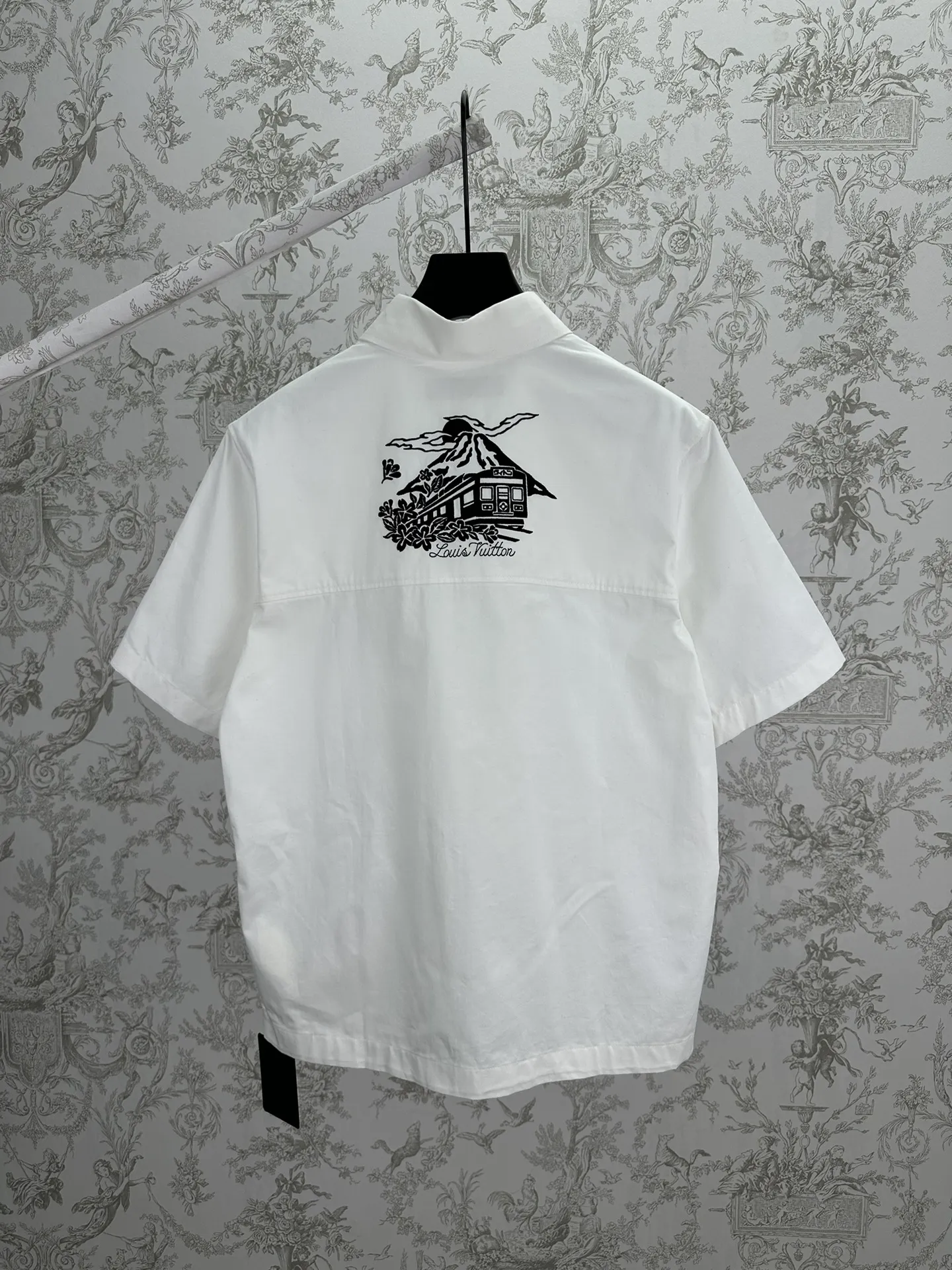 Embroidered Cotton Short-Sleeve Shirt D35013998 — view 2