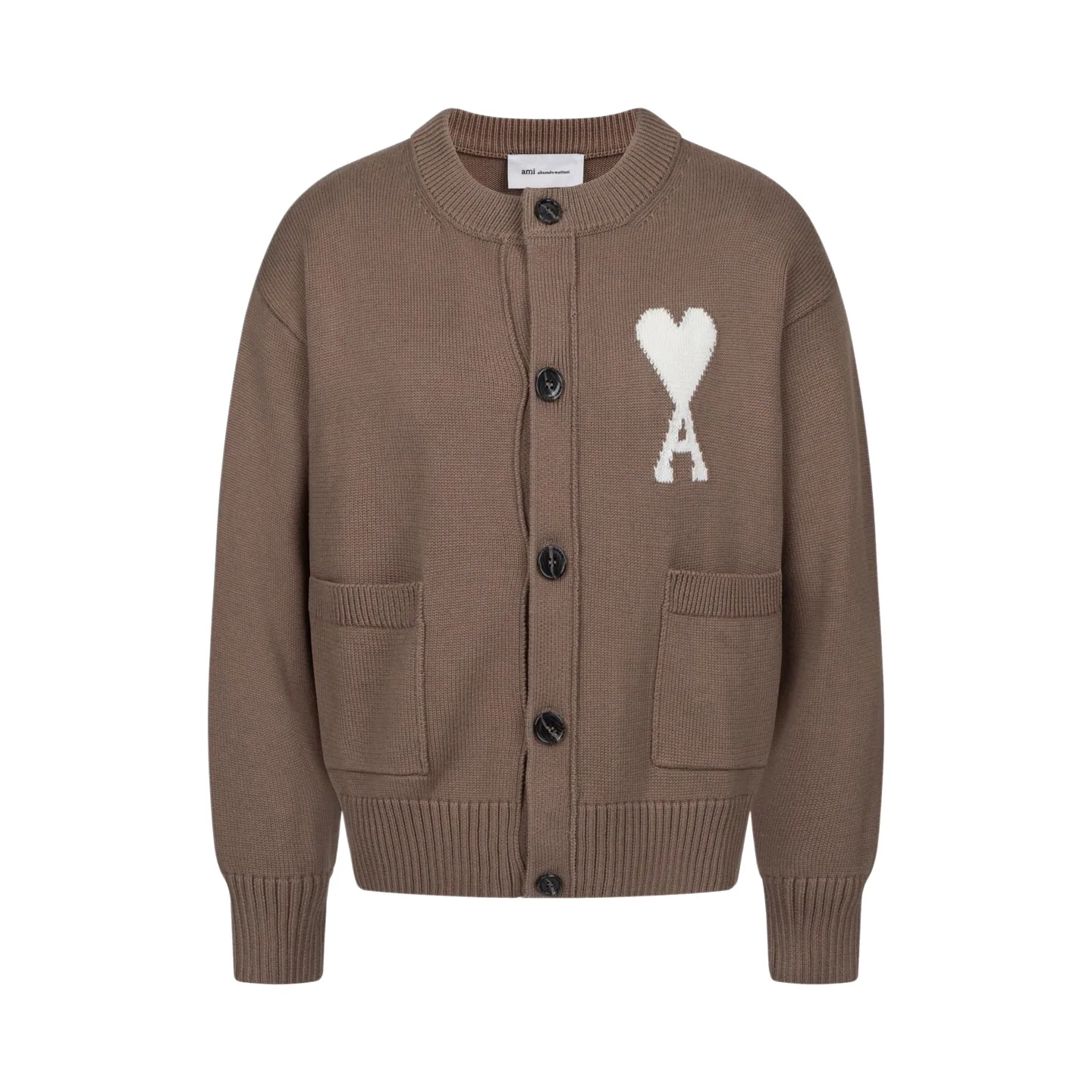 Ami de Coeur Wool Intarsia Cardigan D35021119