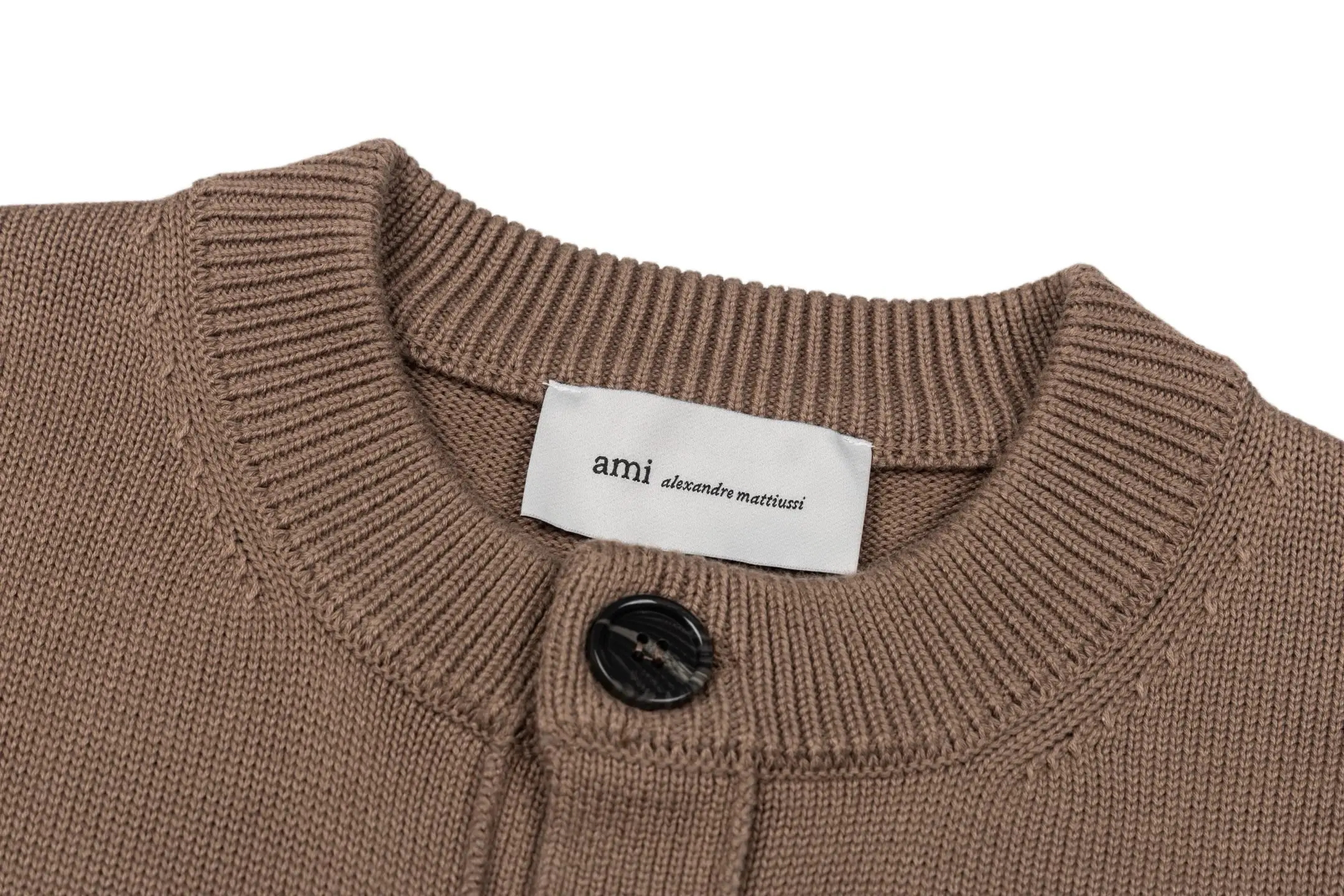 Ami de Coeur Wool Intarsia Cardigan D35021119 — view 3