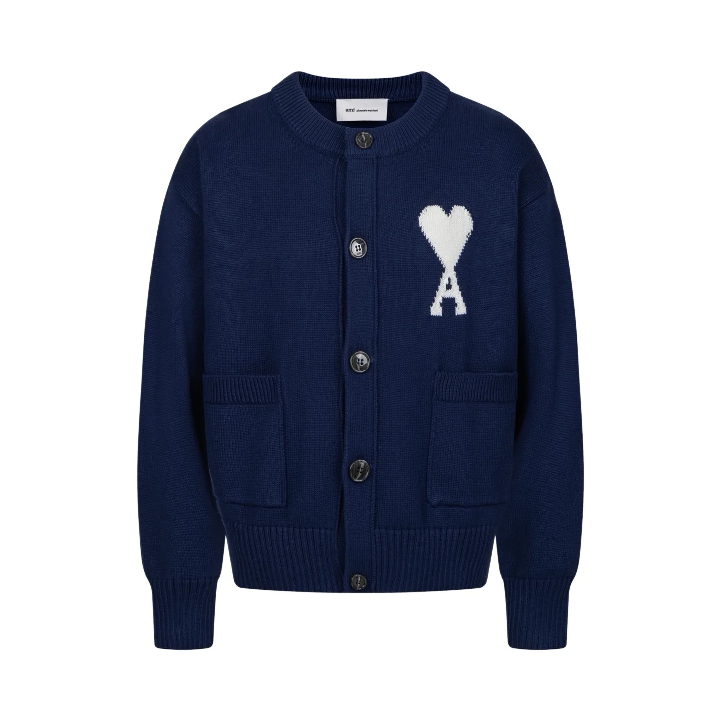 Ami de Coeur Intarsia Wool Cardigan D35021120