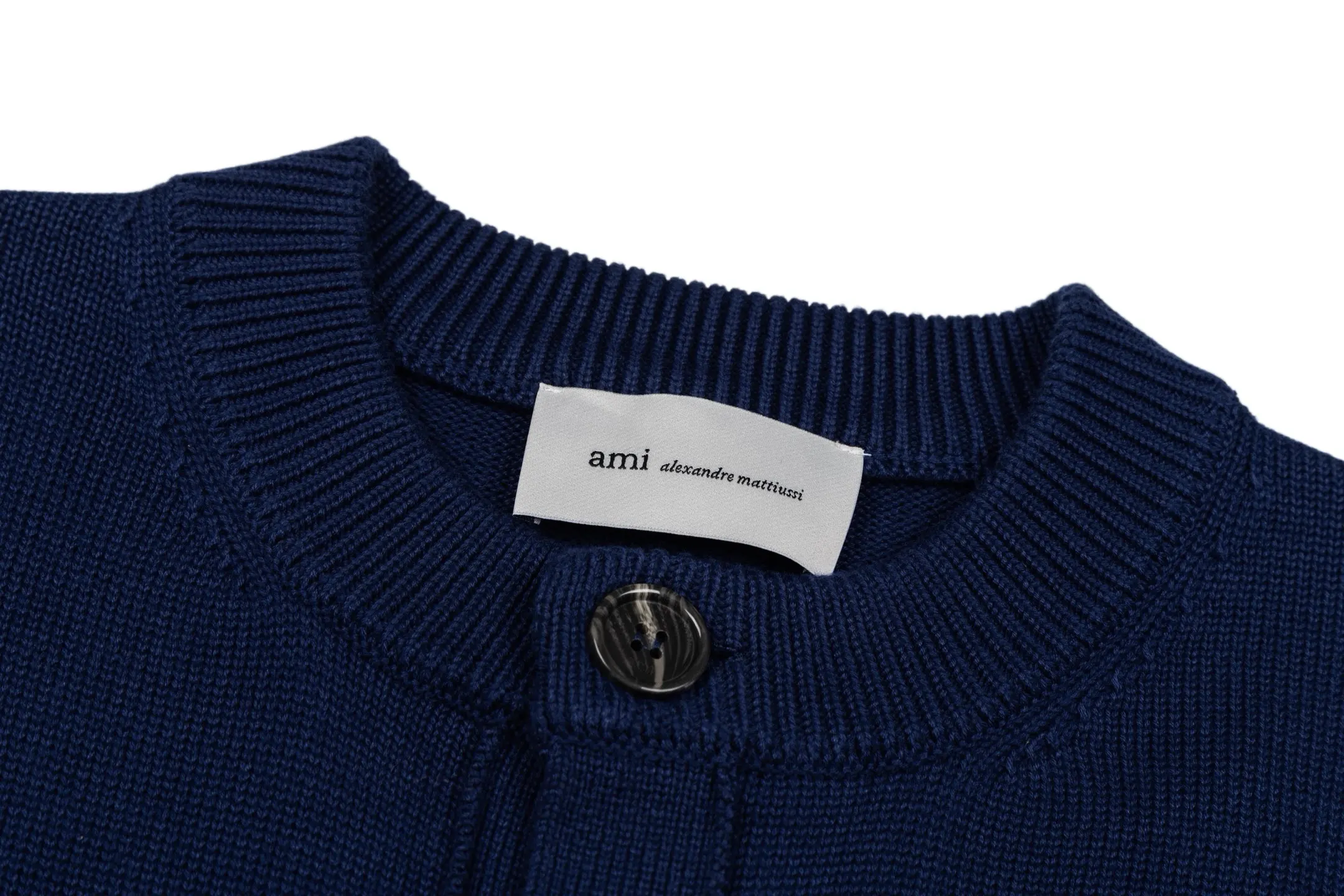 Ami de Coeur Intarsia Wool Cardigan D35021120 — view 3