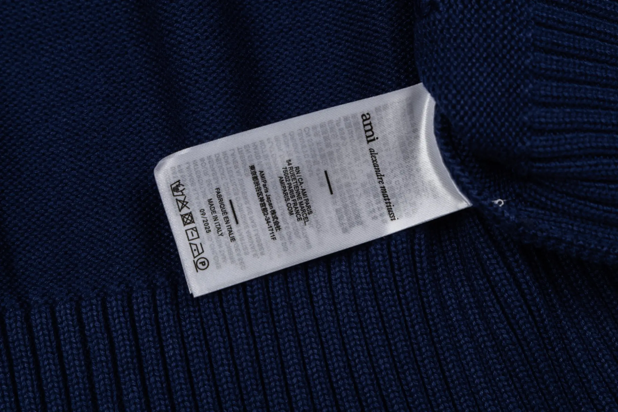 Ami de Coeur Intarsia Wool Cardigan D35021120 — view 9