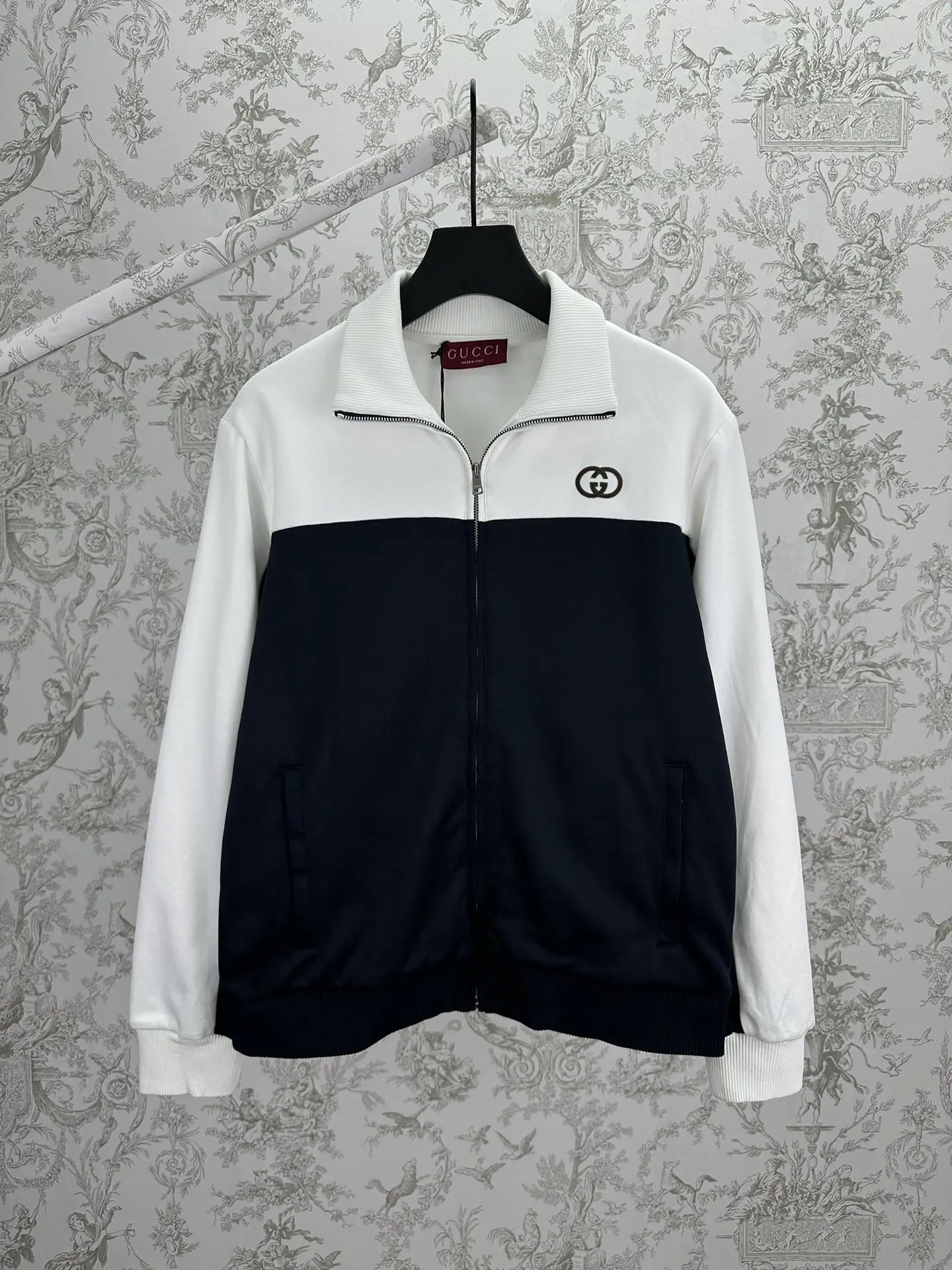 Interlocking G Color-Block Jersey Track Jacket D35013980