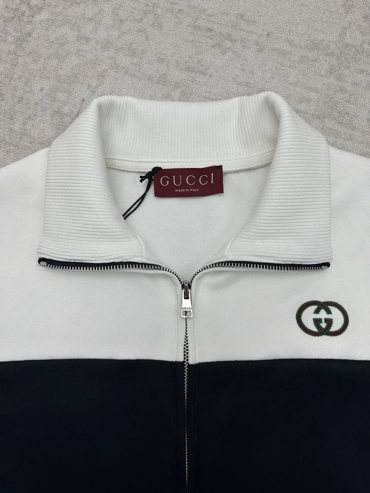Interlocking G Color-Block Jersey Track Jacket D35013980 — view 3
