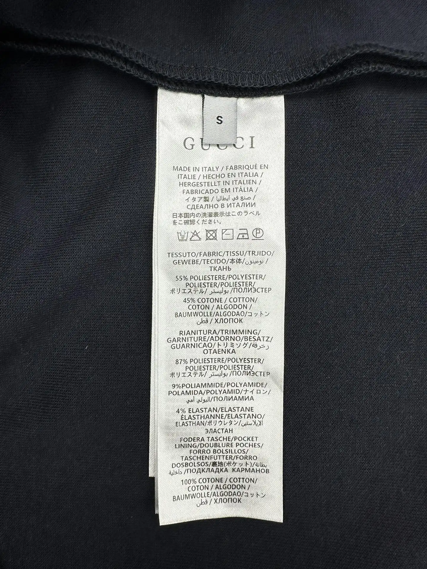 Interlocking G Color-Block Jersey Track Jacket D35013980 — view 8