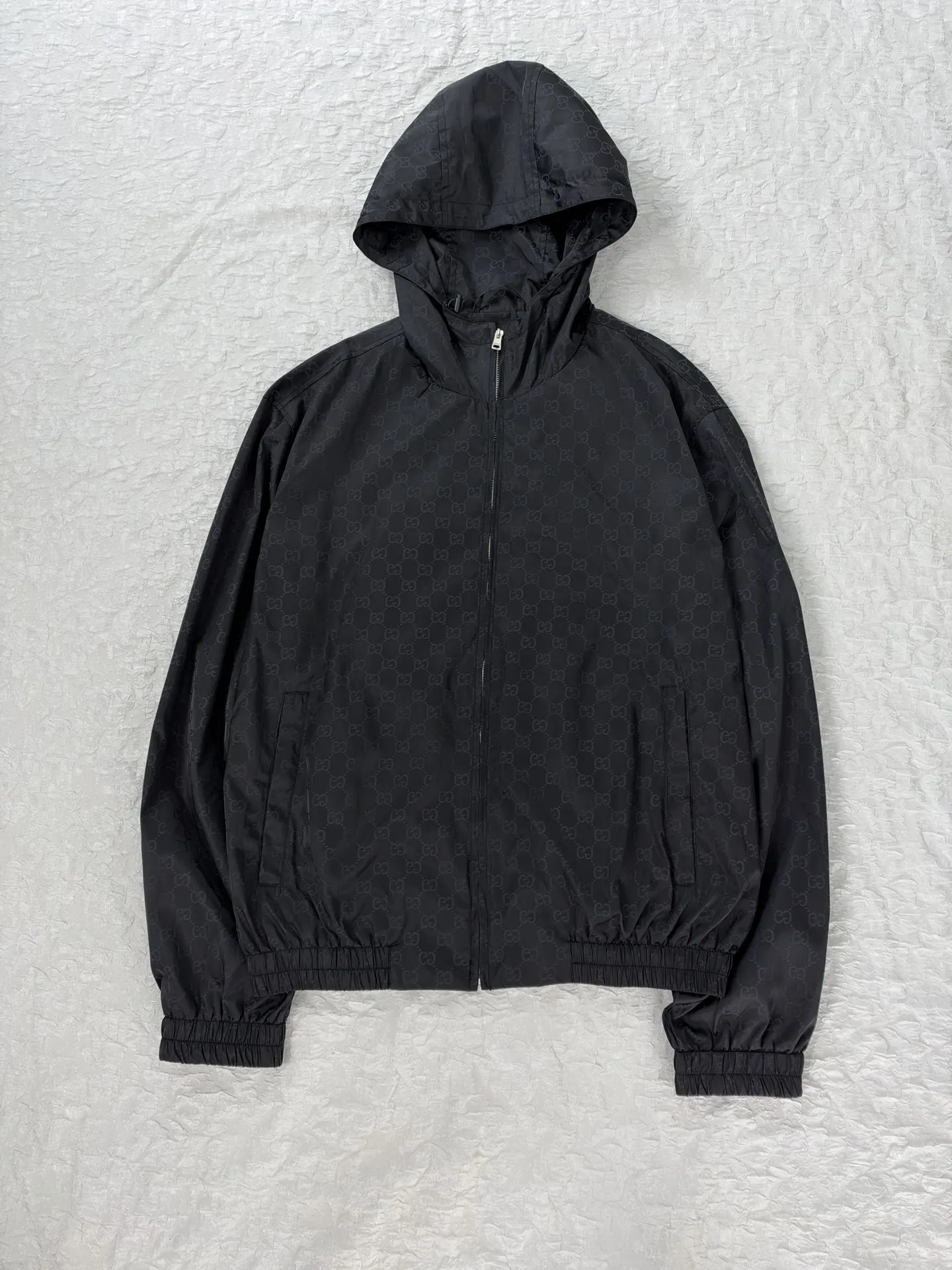 GG Jacquard Hooded Windbreaker Jacket D35019176 — view 3