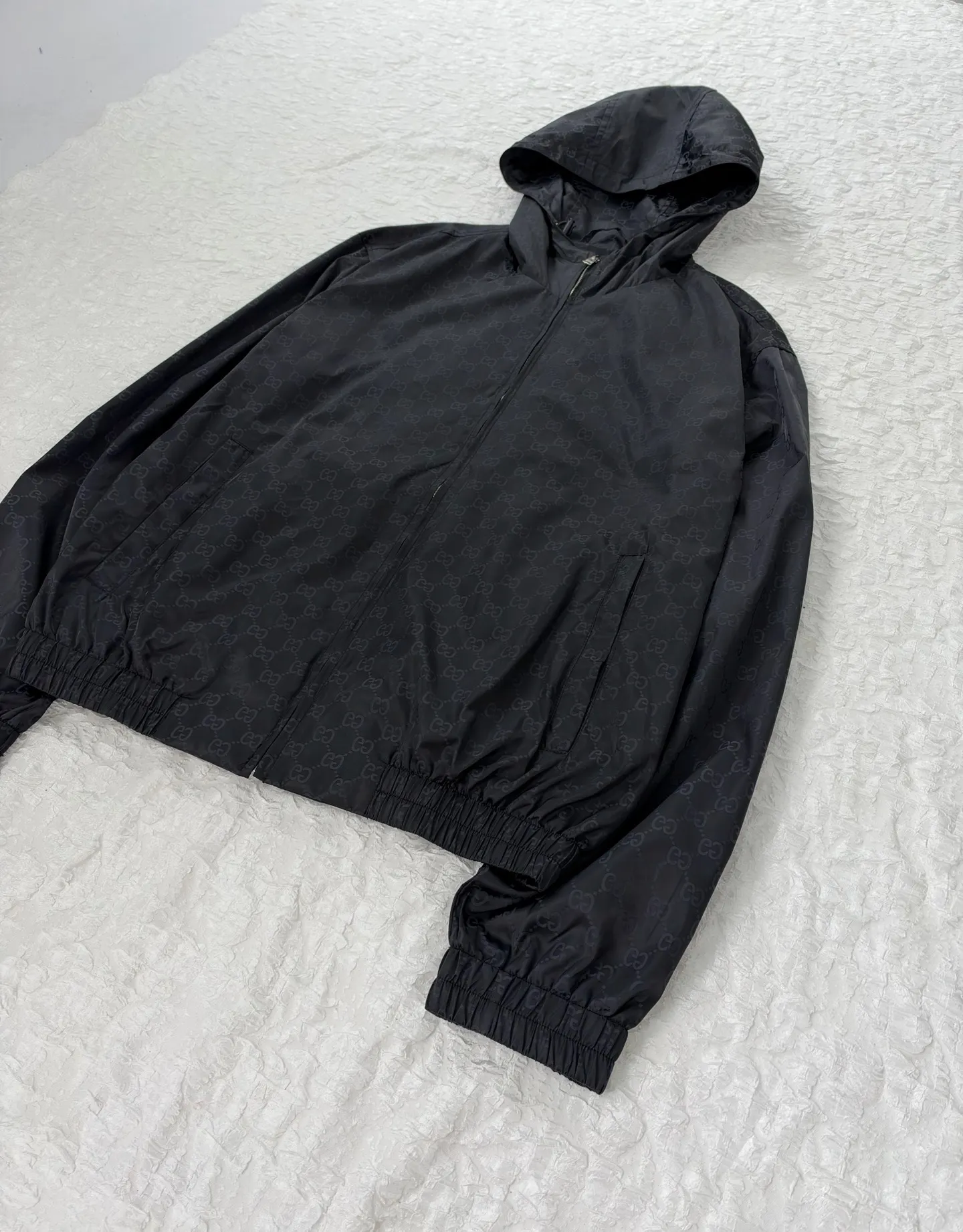 GG Jacquard Hooded Windbreaker Jacket D35019176 — view 4