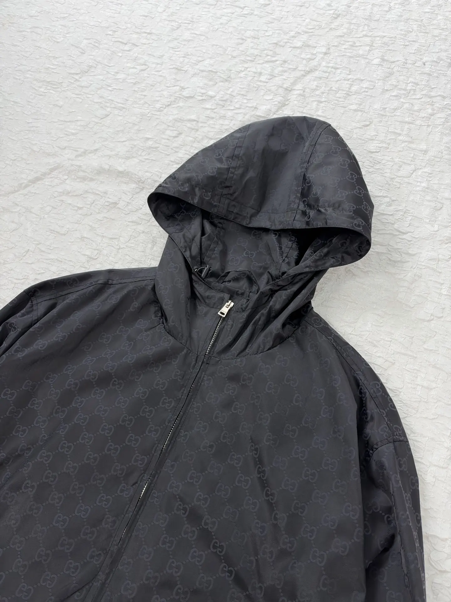 GG Jacquard Hooded Windbreaker Jacket D35019176 — view 6