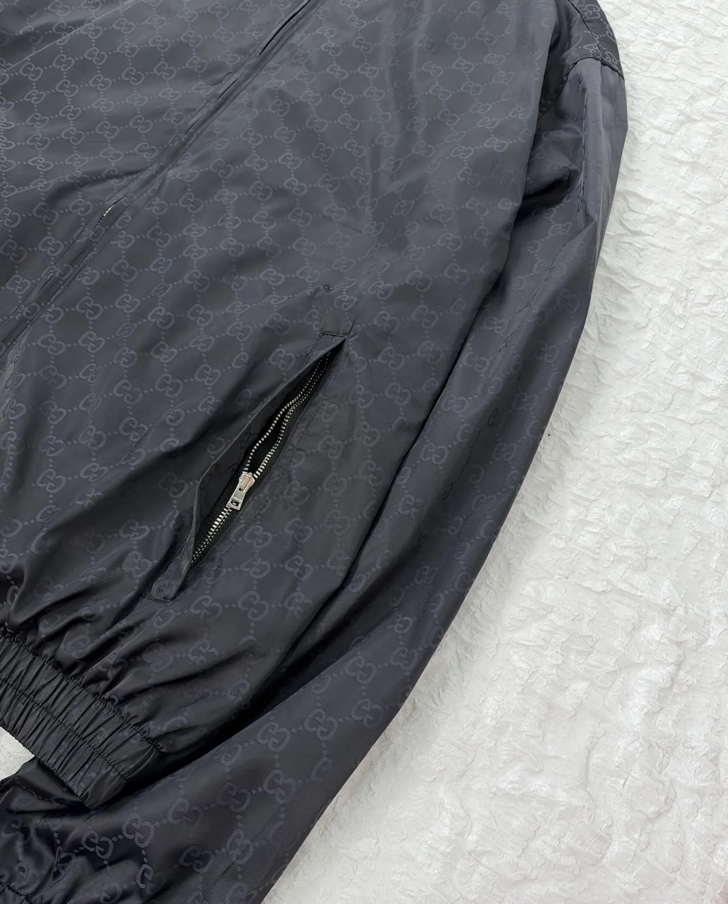 GG Jacquard Hooded Windbreaker Jacket D35019176 — view 7