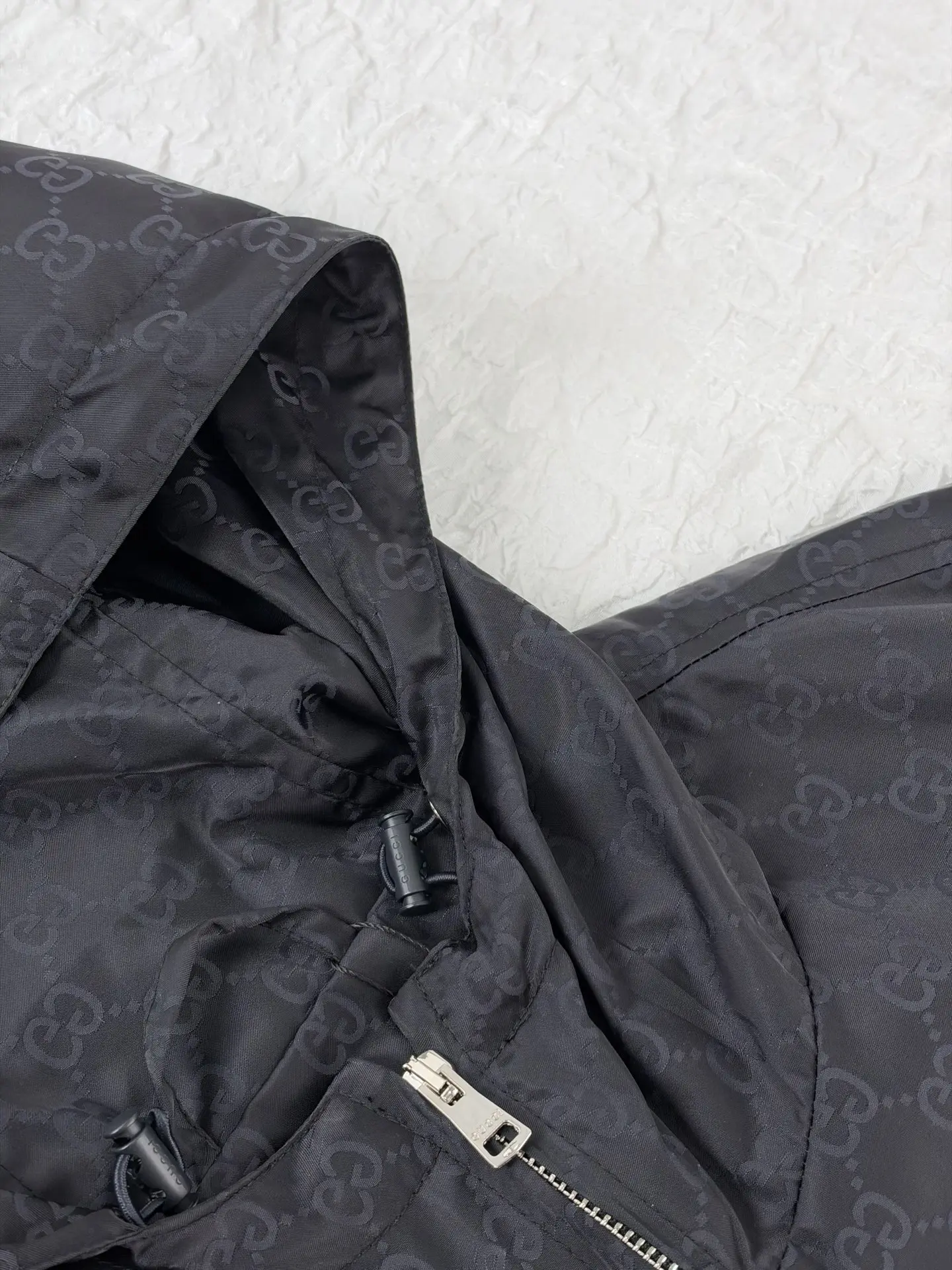 GG Jacquard Hooded Windbreaker Jacket D35019176 — view 8