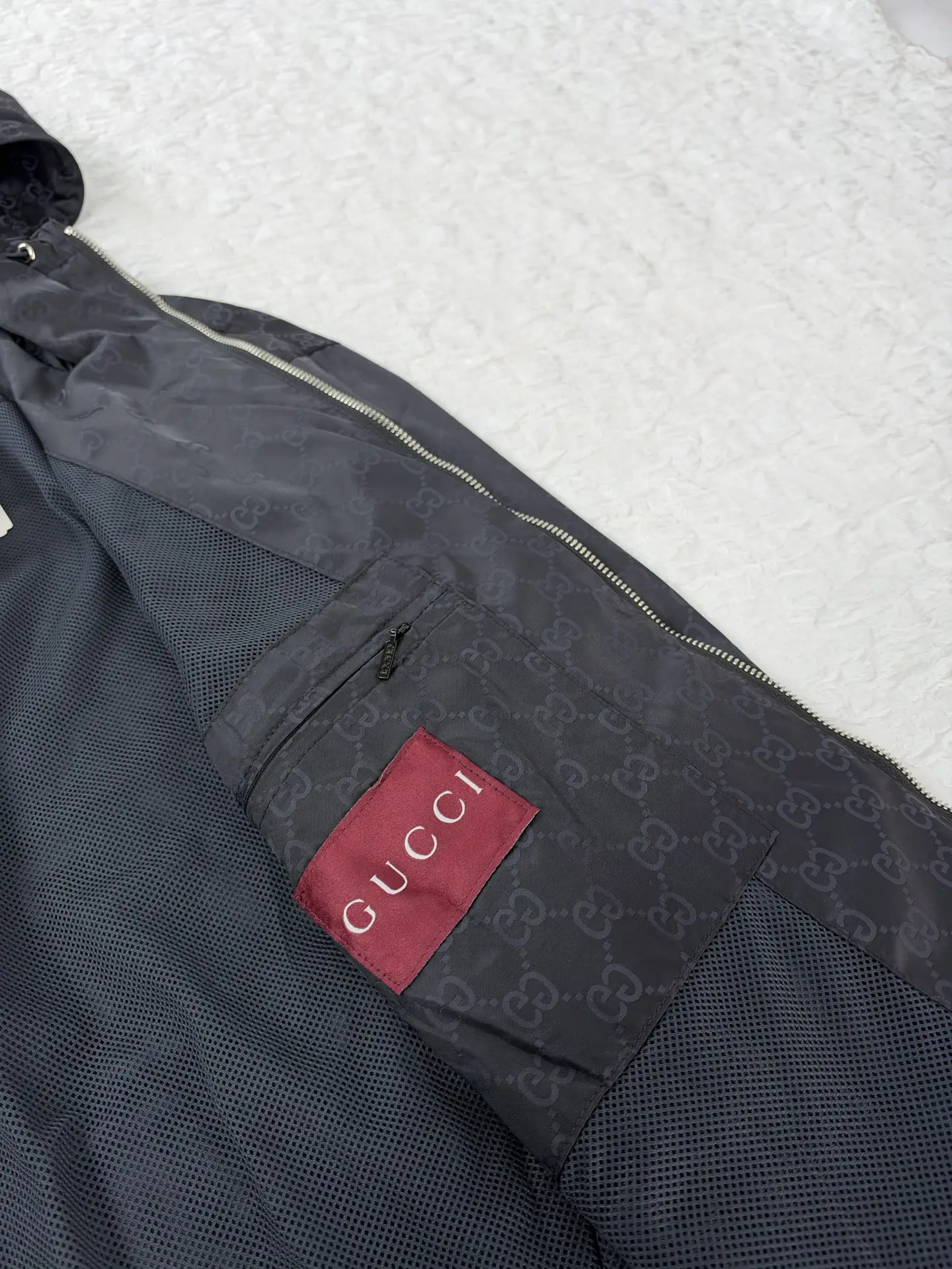 GG Jacquard Hooded Windbreaker Jacket D35019176 — view 11