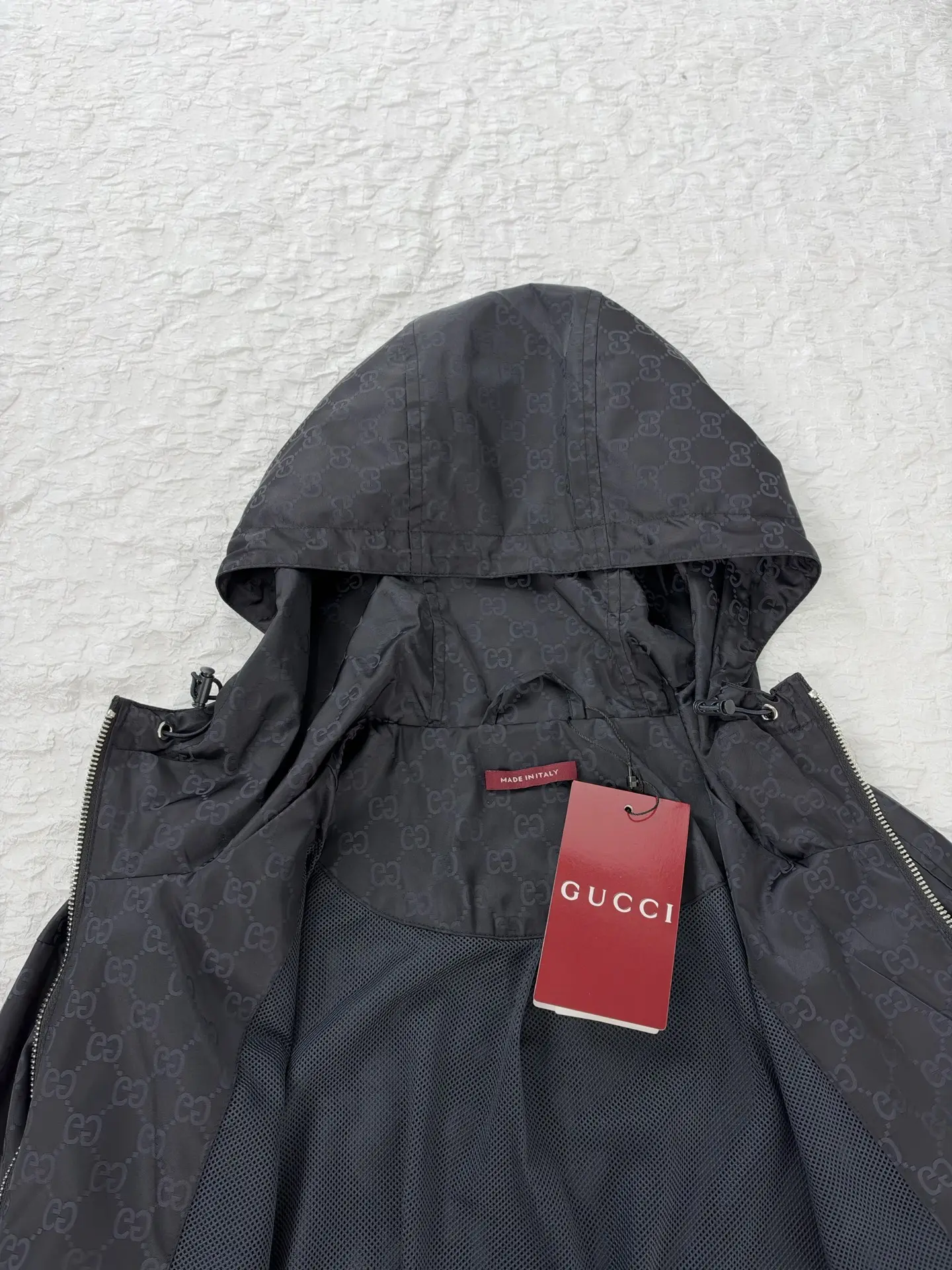GG Jacquard Hooded Windbreaker Jacket D35019176 — view 12