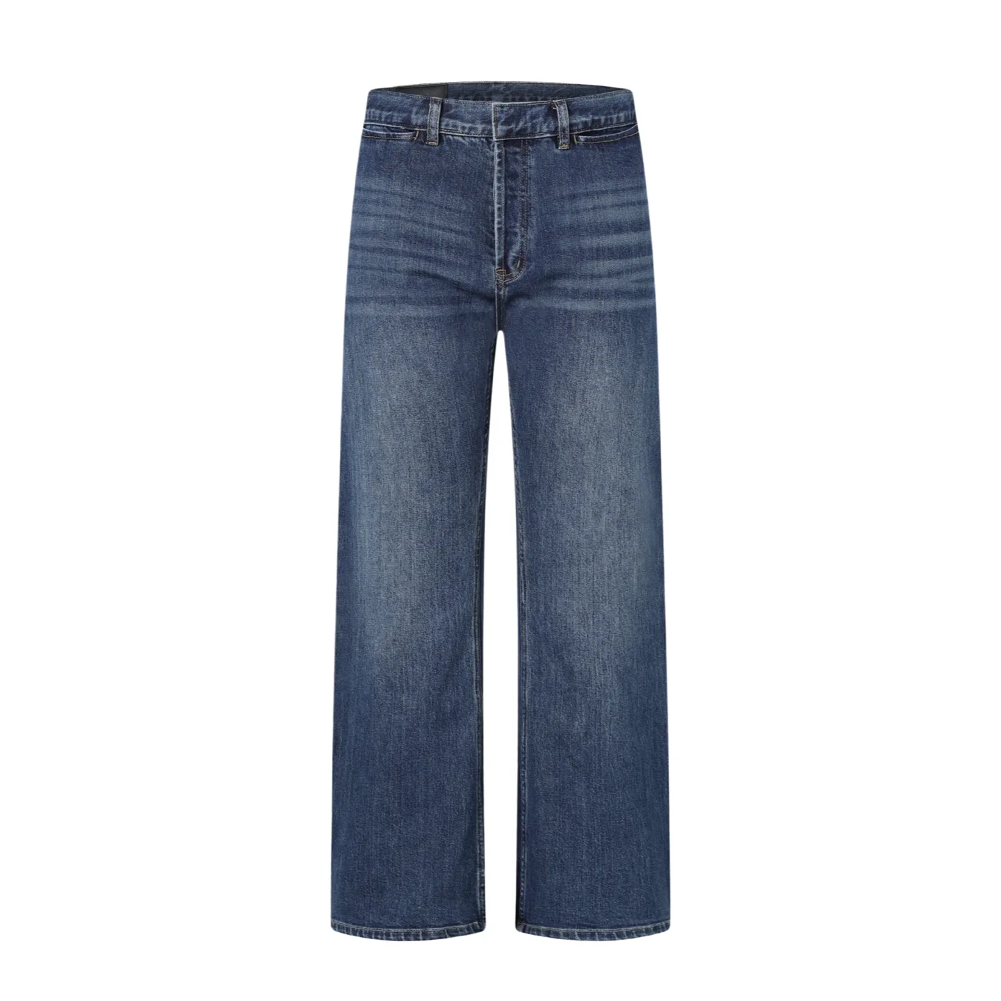 Webbing-Trimmed Straight-Leg Jeans D35021147