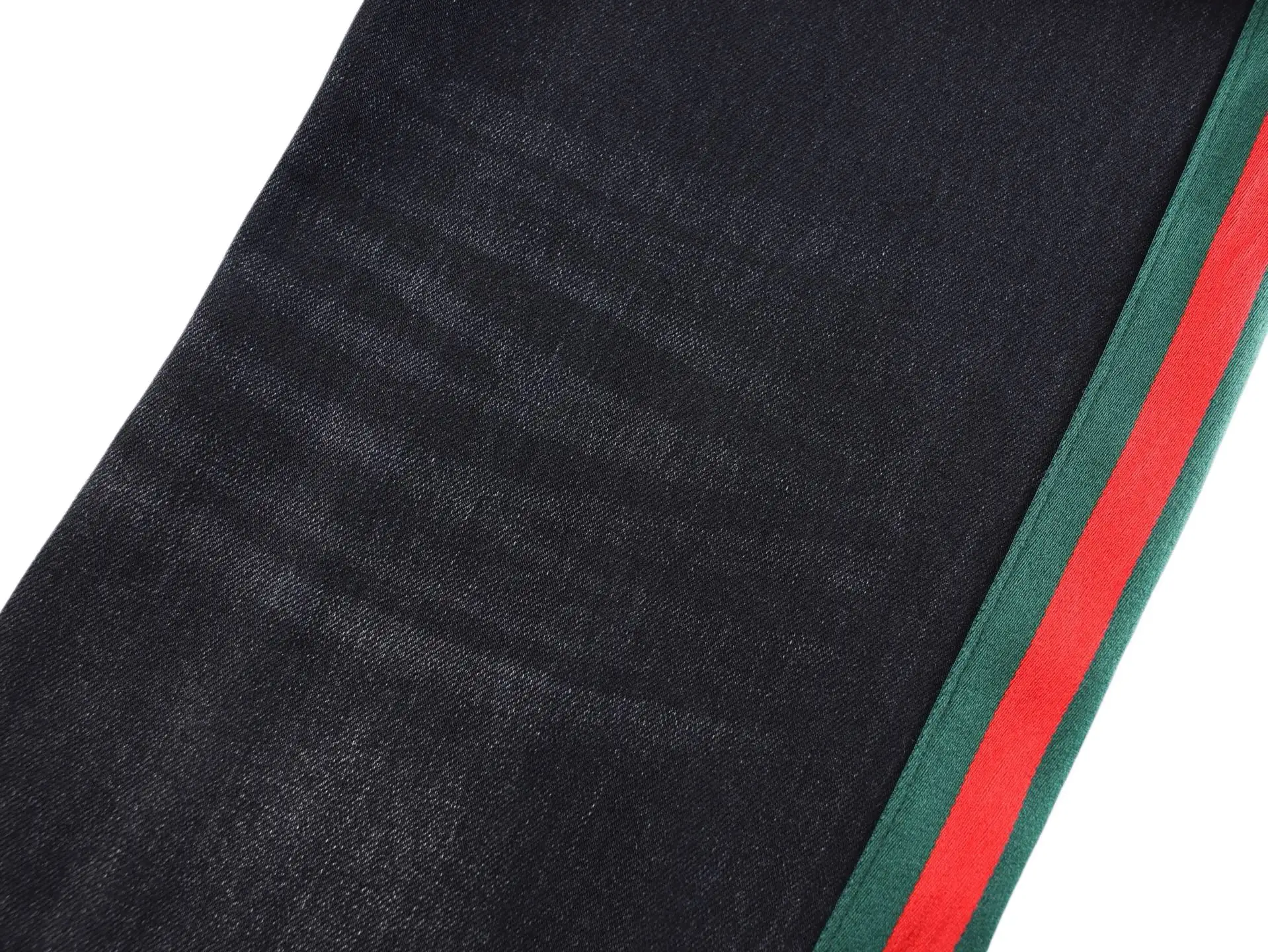 Web-Stripe Straight-Leg Washed Jeans D35021146 — view 7