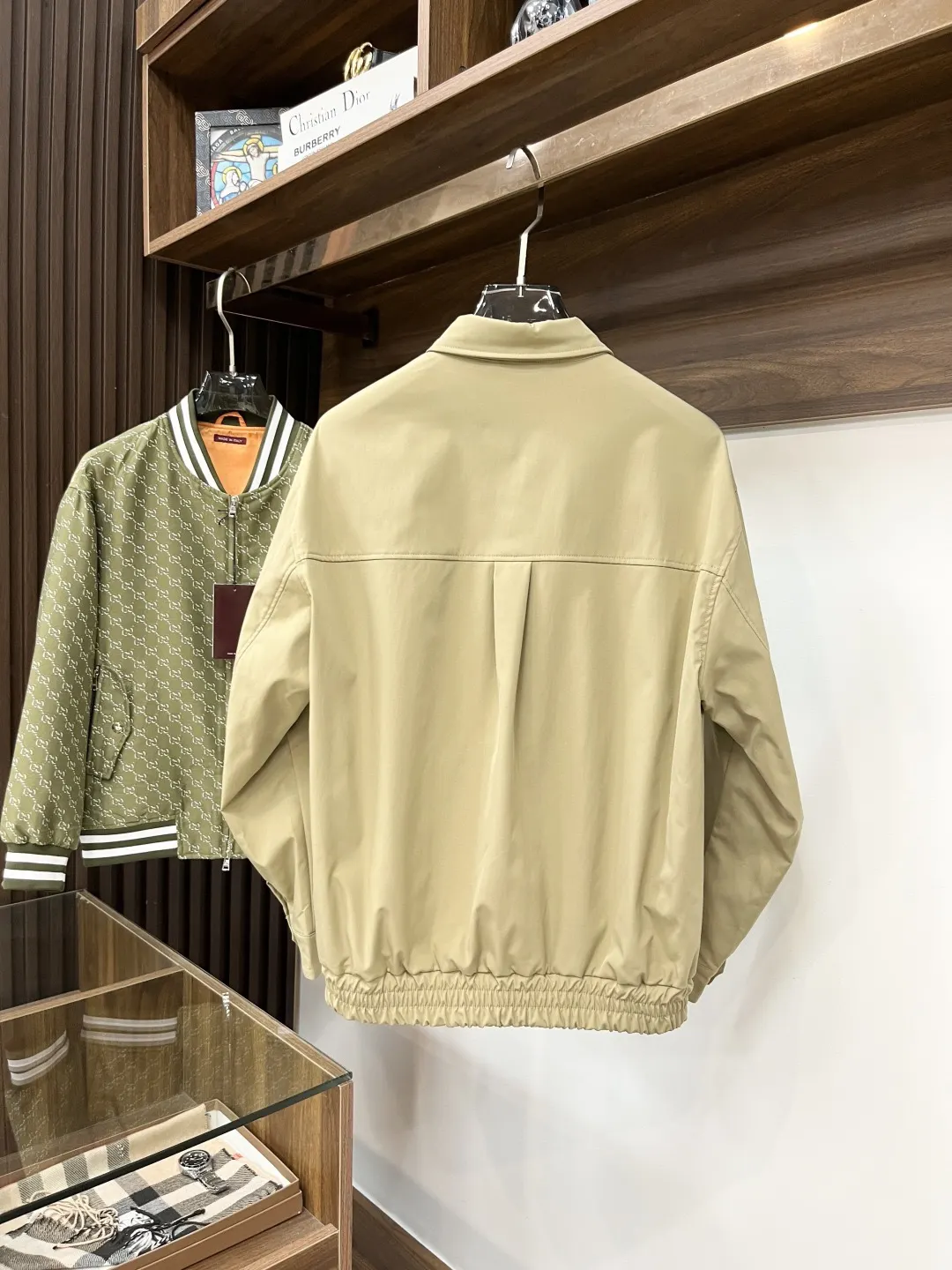 Embroidered Logo Button-Up Jacket D35014749 — view 2