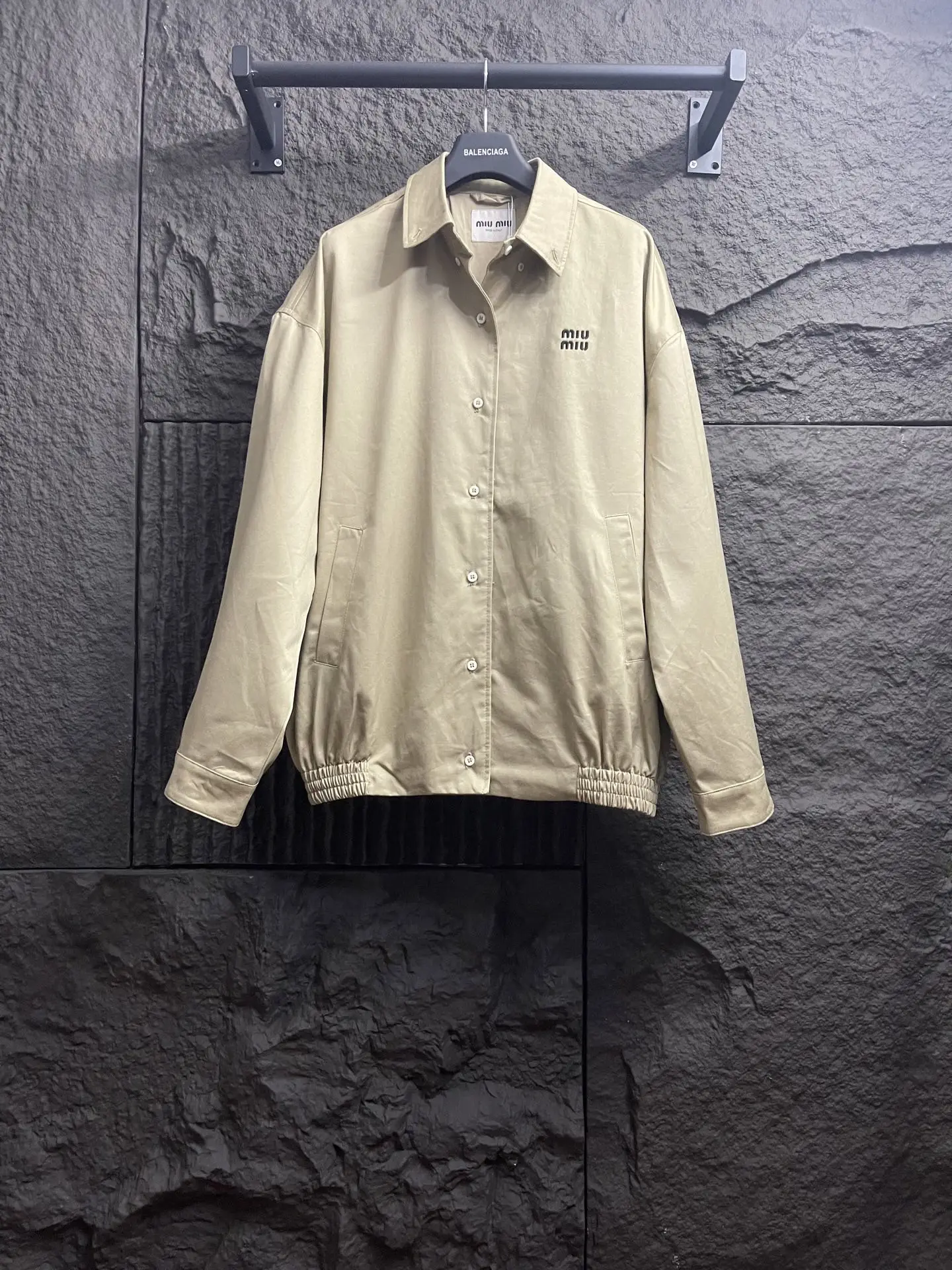 Logo-Embroidered Cotton-Blend Coach Jacket D35014750