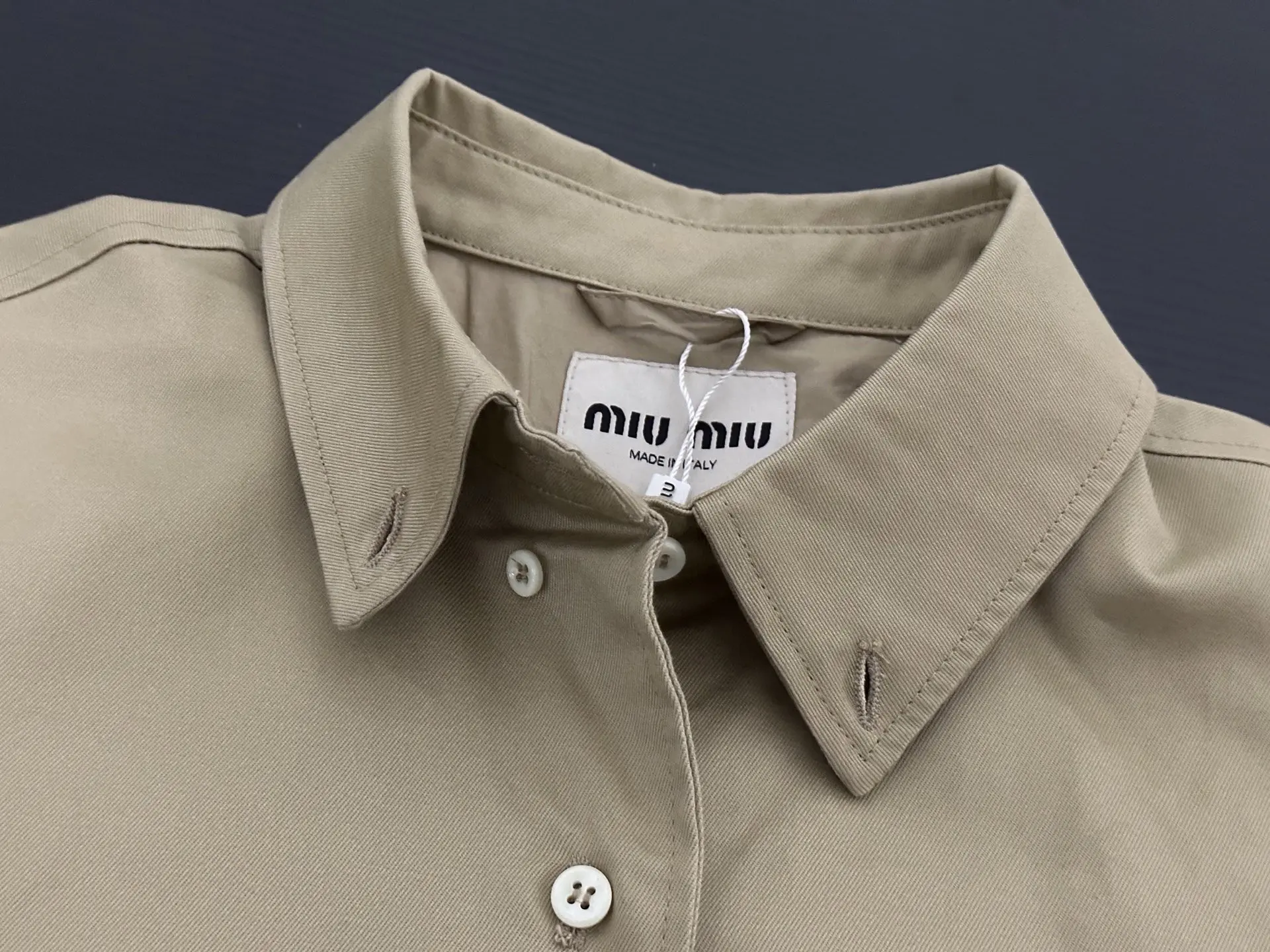 Logo-Embroidered Cotton-Blend Coach Jacket D35014750 — view 3